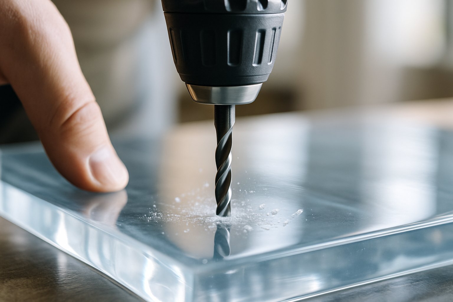 can you drill into epoxy resin