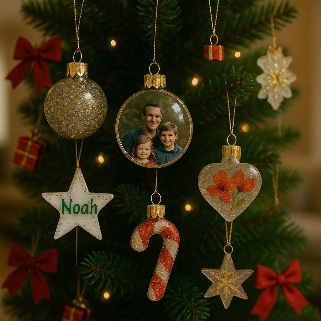 Resin Christmas Ornaments Ideas 