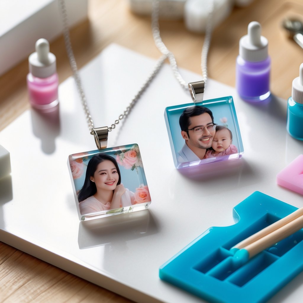 how to seal pictures for resin