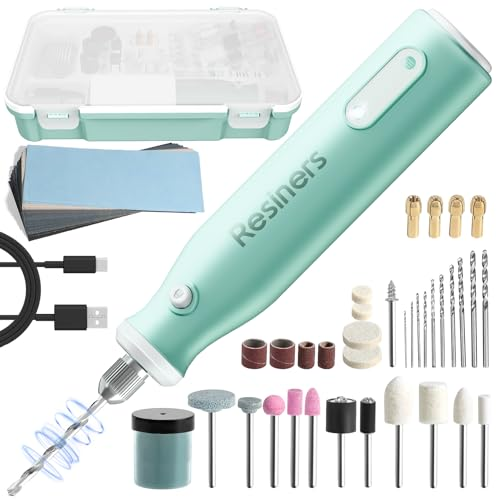 Resiners® Cordless Rotary Tool Kit for Resin Drilling and Polishing