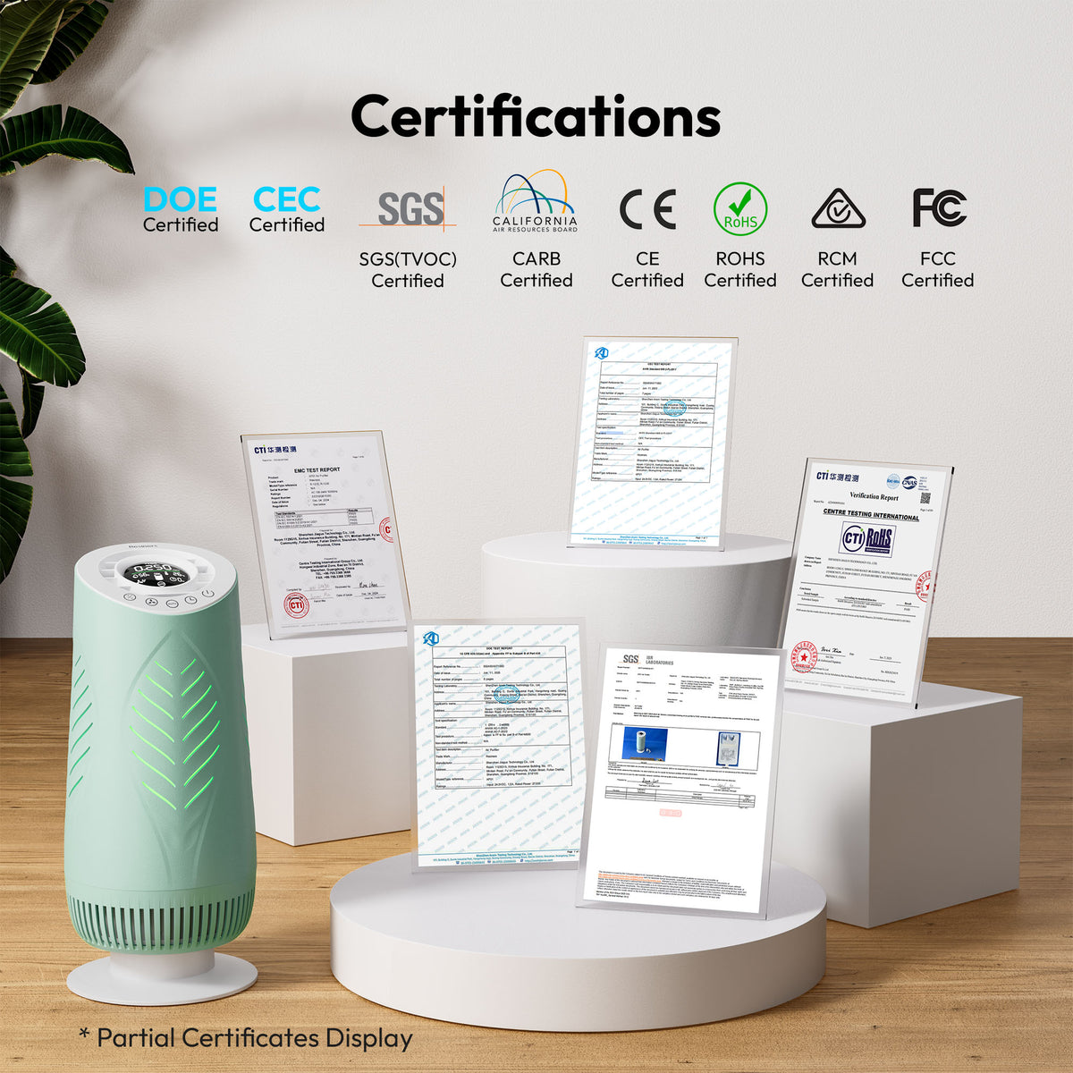 Voc Filter Resiners® Purair Air Purifier for Epoxy Resin, Remove 83% TVOC—SGS ...