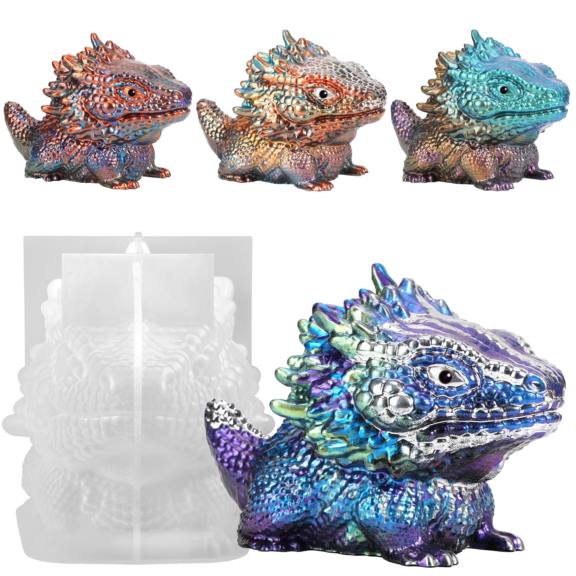 Resiners® 1 Pcs Dinosaur Silicone Mold