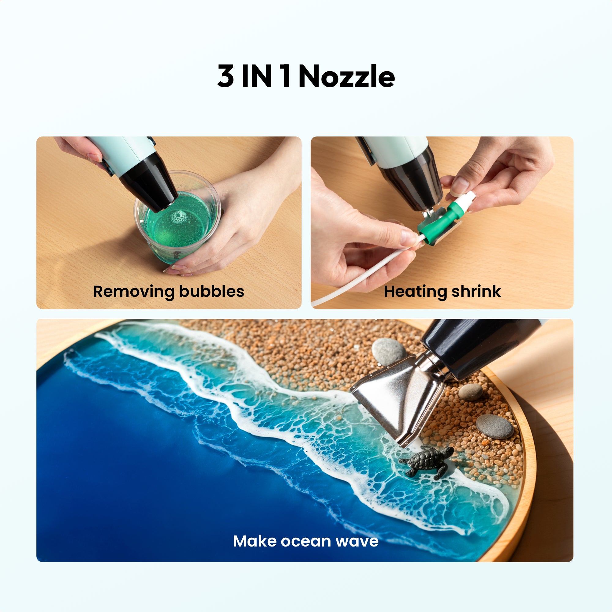 Resiners Mini Heat Gun for Crafts