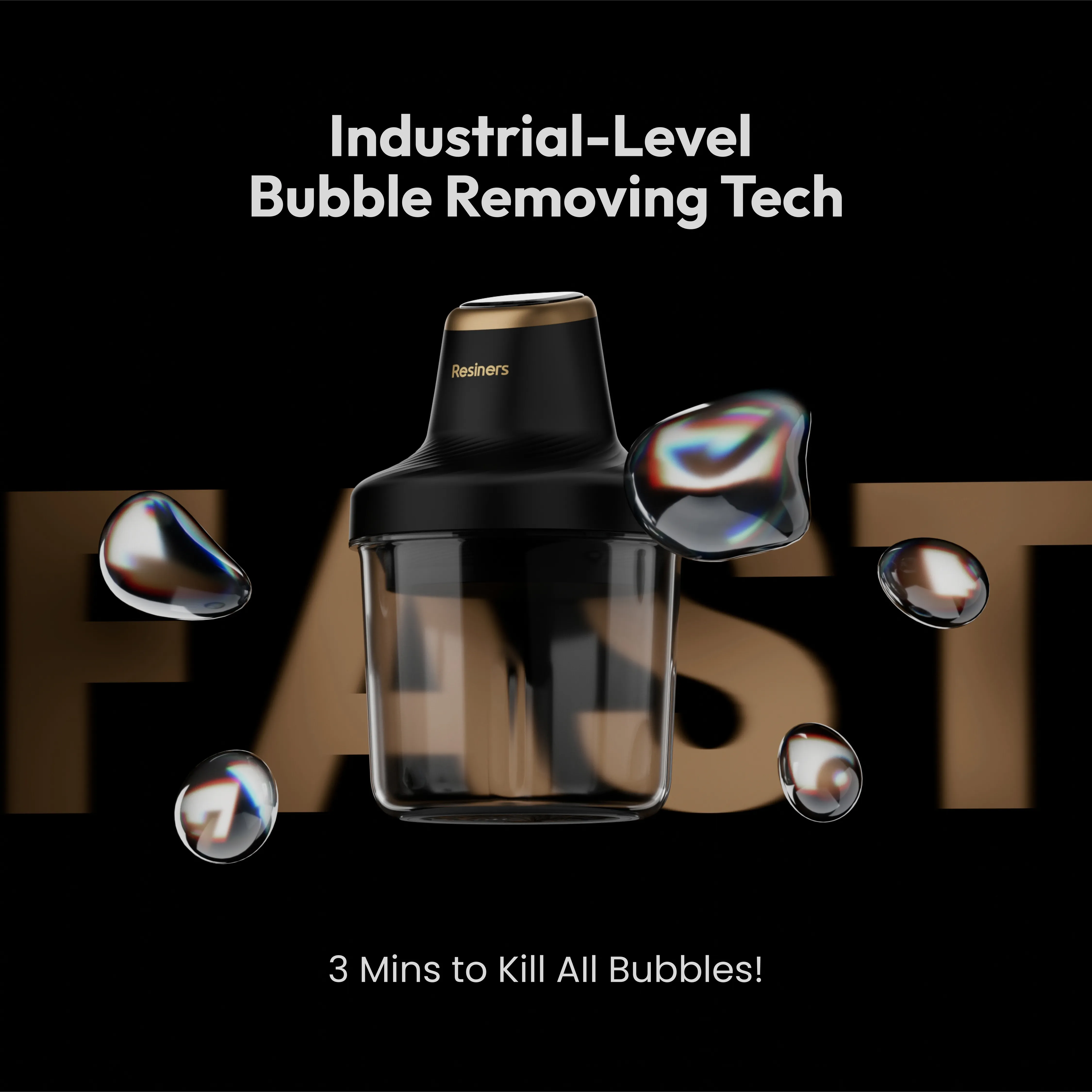 Resiners AirLess Pro Bubble Removal Machine