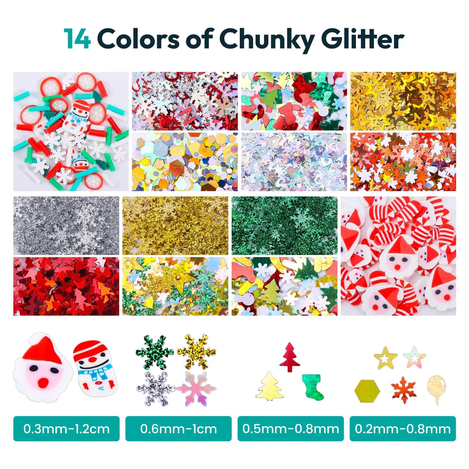 Resiners® Holographic Chunky Glitter Powder