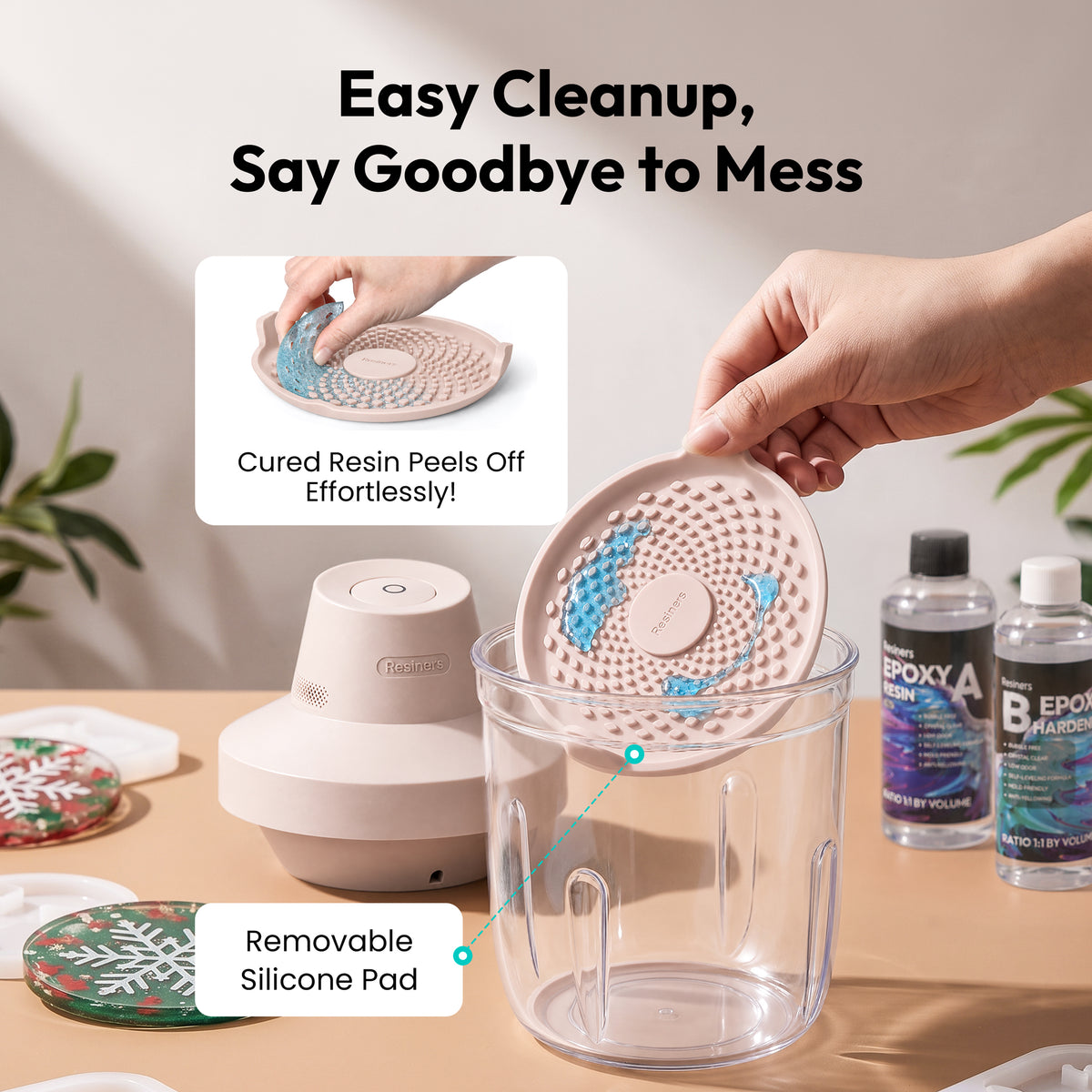 Resiners® AirLess Lite3 Resin Bubble Remover Machine