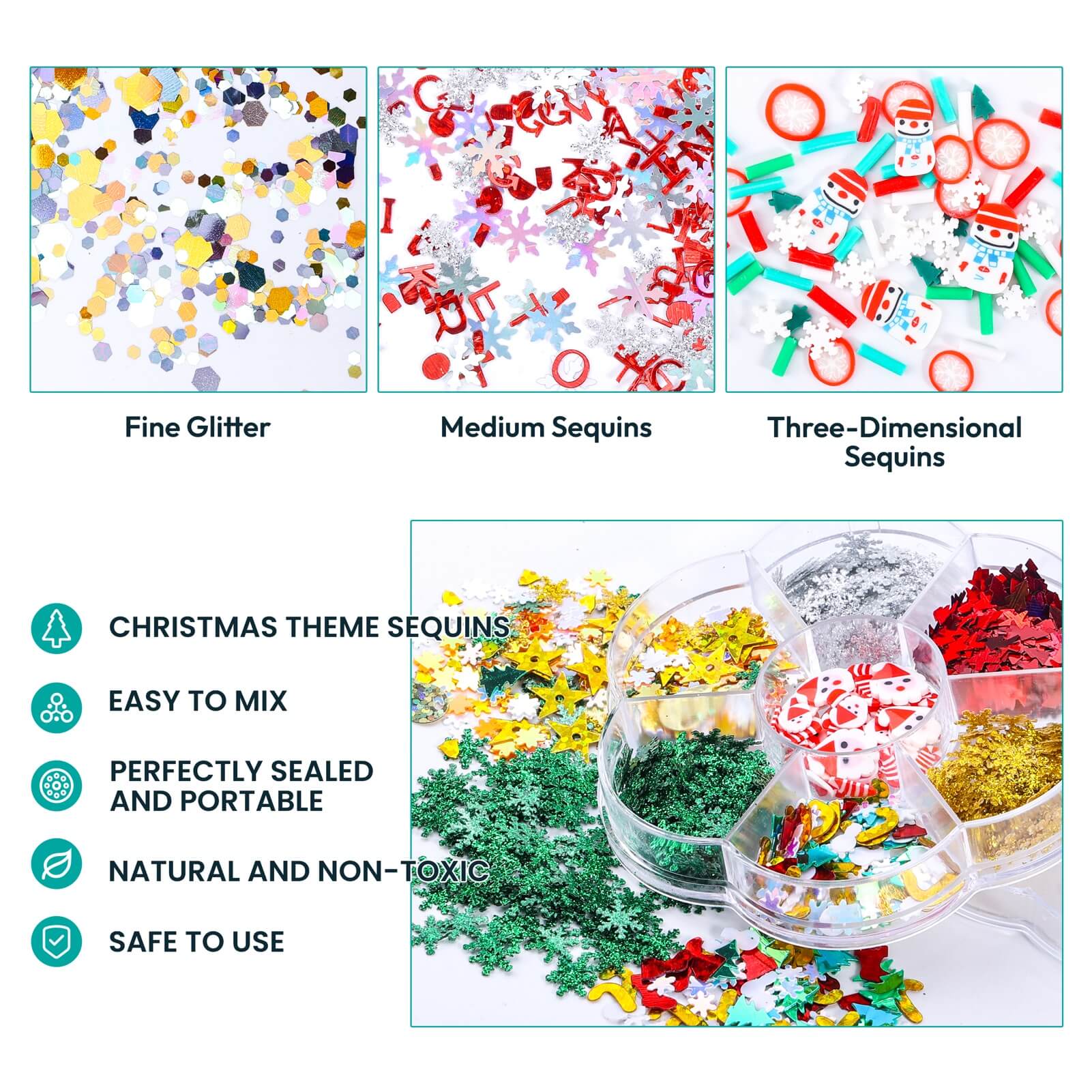 Resiners® Holographic Chunky Glitter Powder