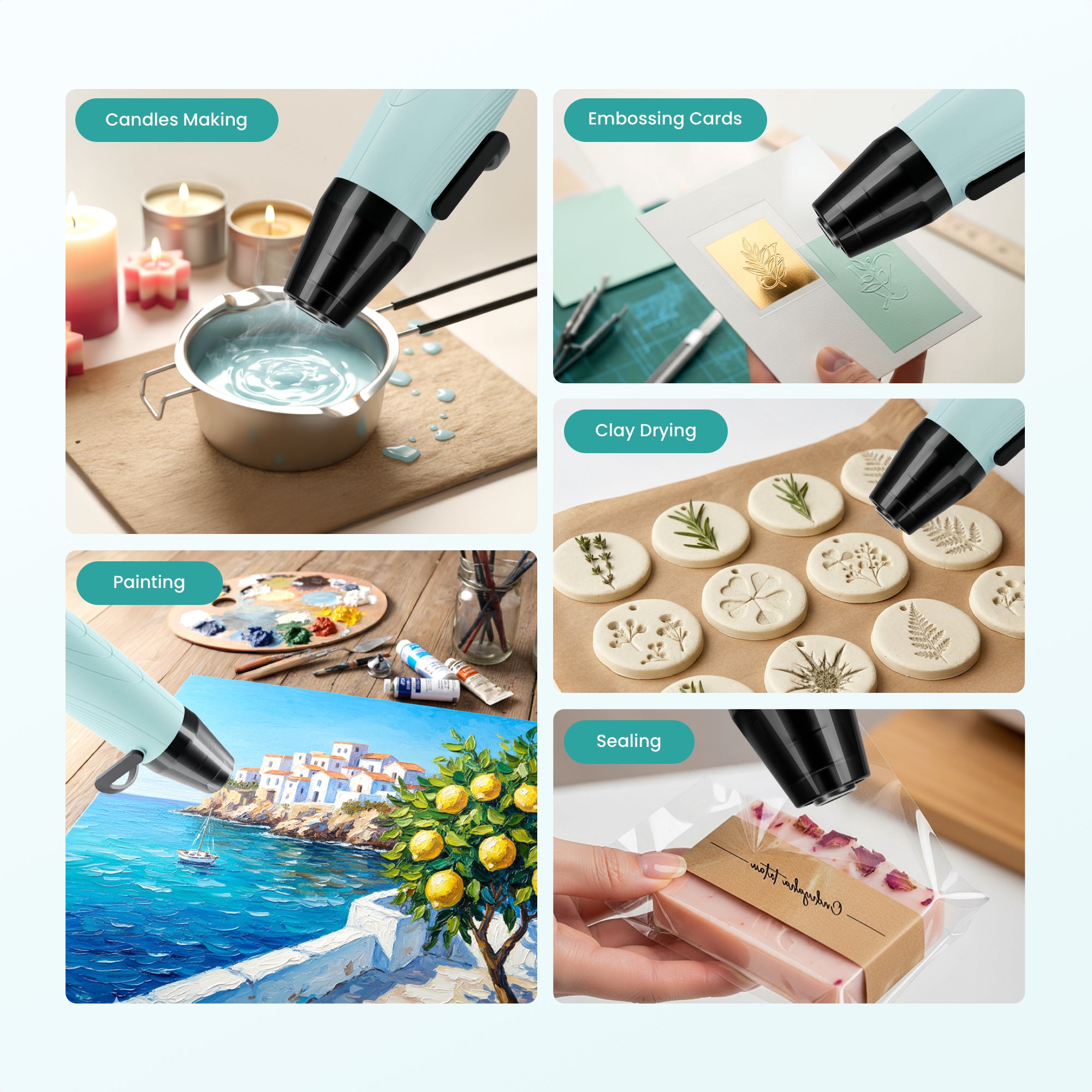 Resiners Mini Heat Gun for Crafts