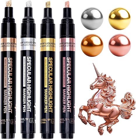 Resiners® Mirror Chrome Metallic Markers Pen