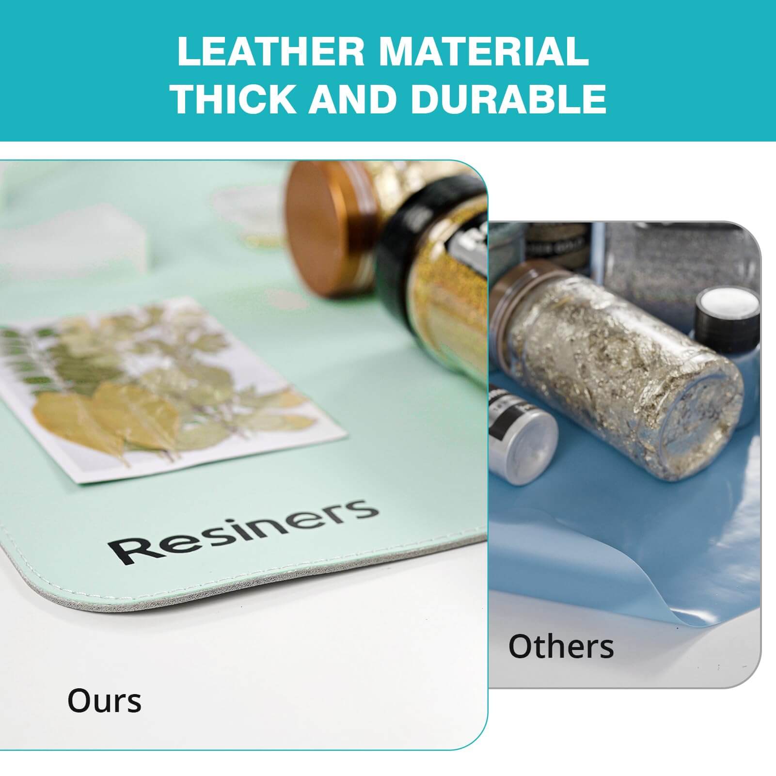 Resiners® Nonstick Heat-Resistant Leather Craft Mat