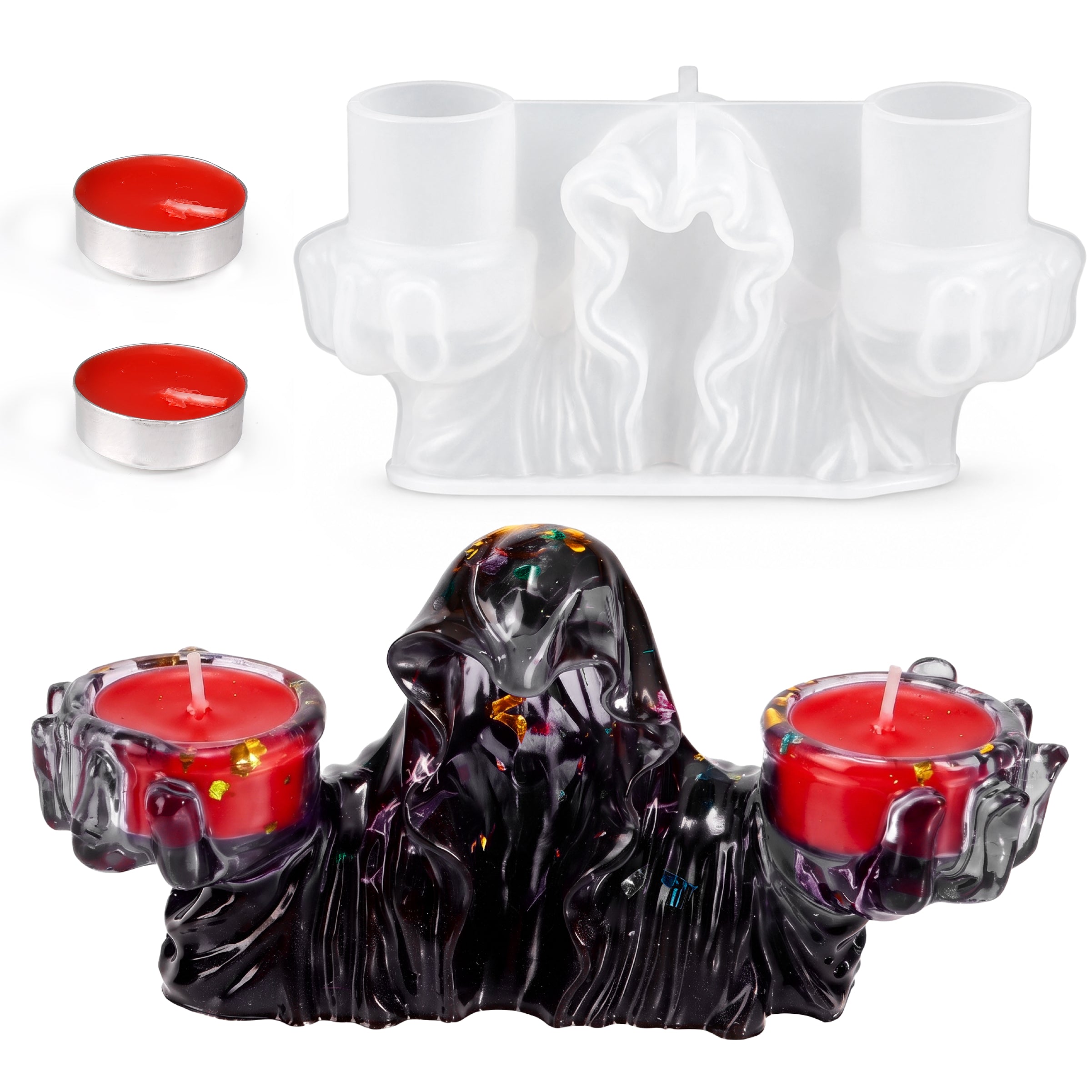 Resiners® Halloween Wizard Candle Holder Silicone Mold