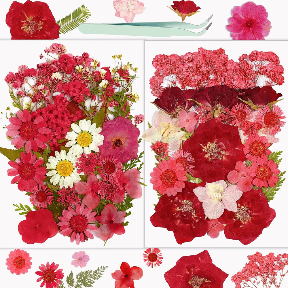 Resiners® 58Pcs Dried Flowers for Resin Molds, Natural Flowers, Real ...