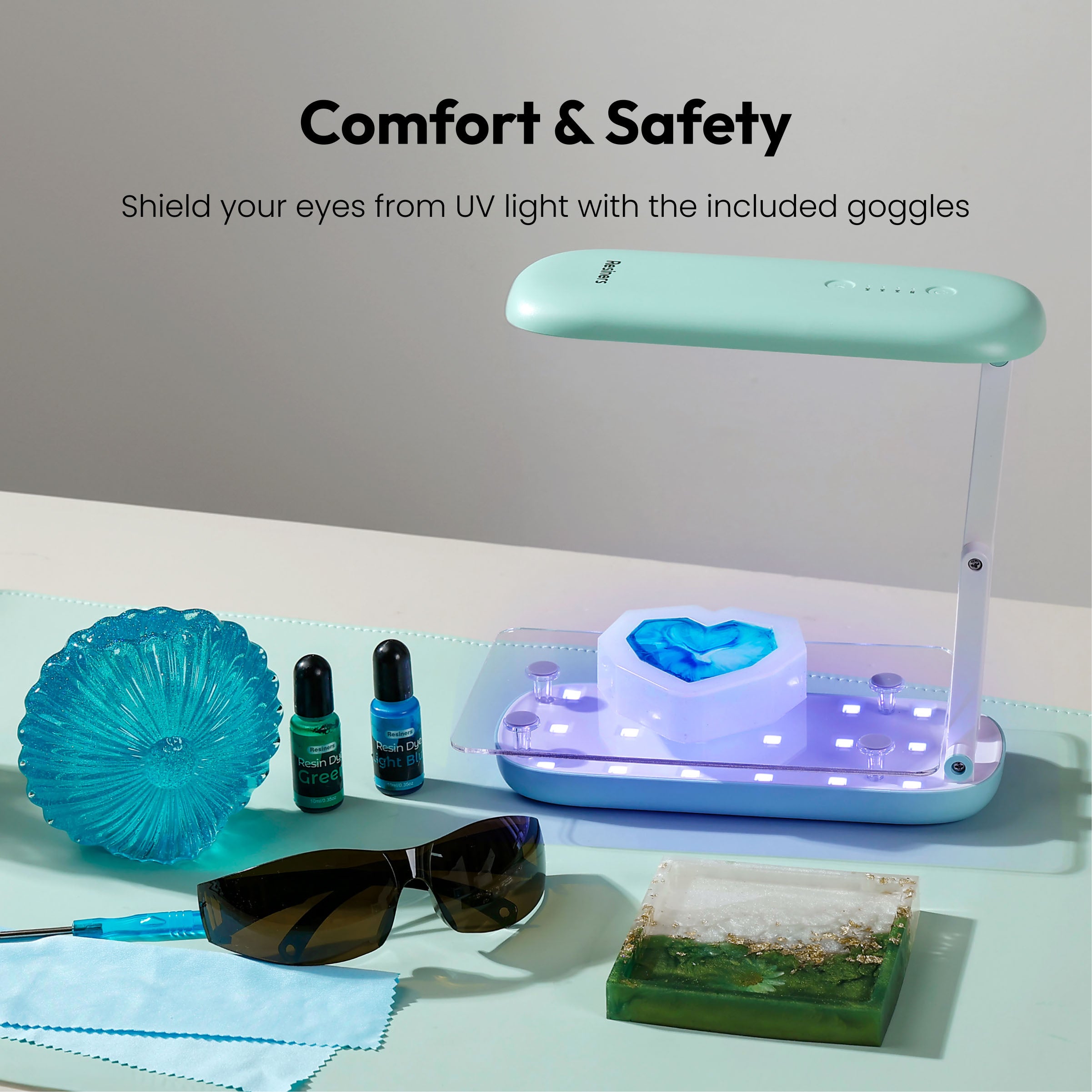 Resiners® Double-Sided Foldable UV Light