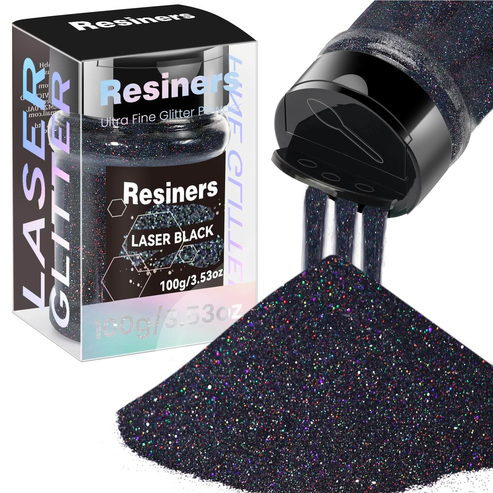 Resiners® Holographic Ultra Fine Glitter Powder