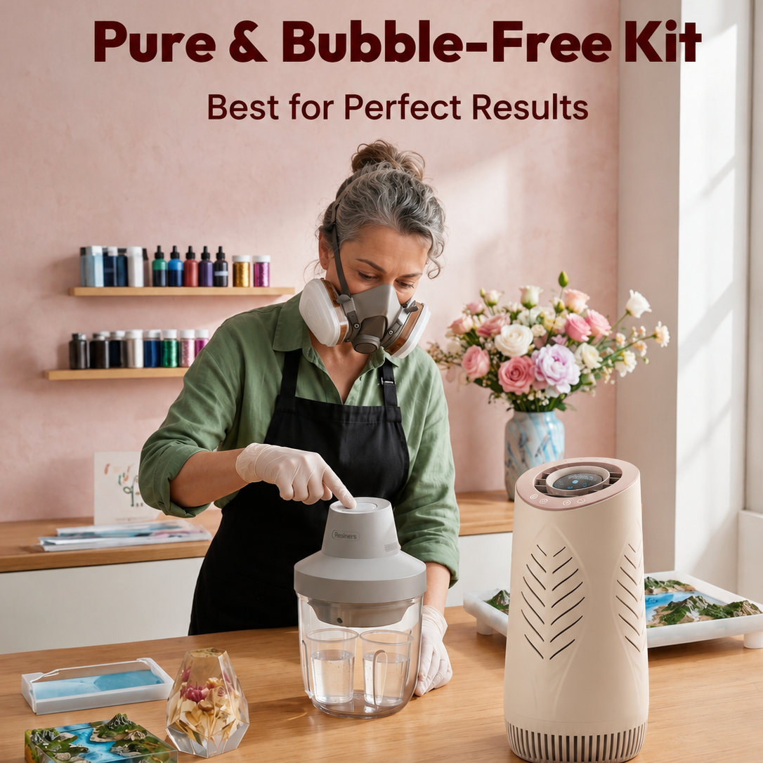 Pure & Bubble-Free Kit (Purair Lite Purifier+AirLess Lite Bubble Remover)