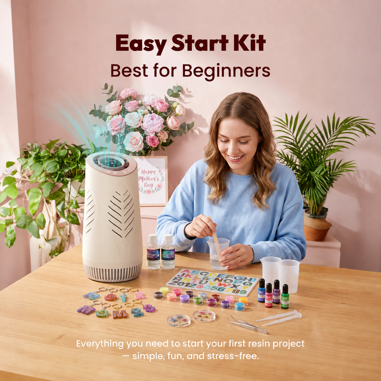 Easy Start Kit(Purair Lite Purifier+Alphabet Resin Starter Kit)