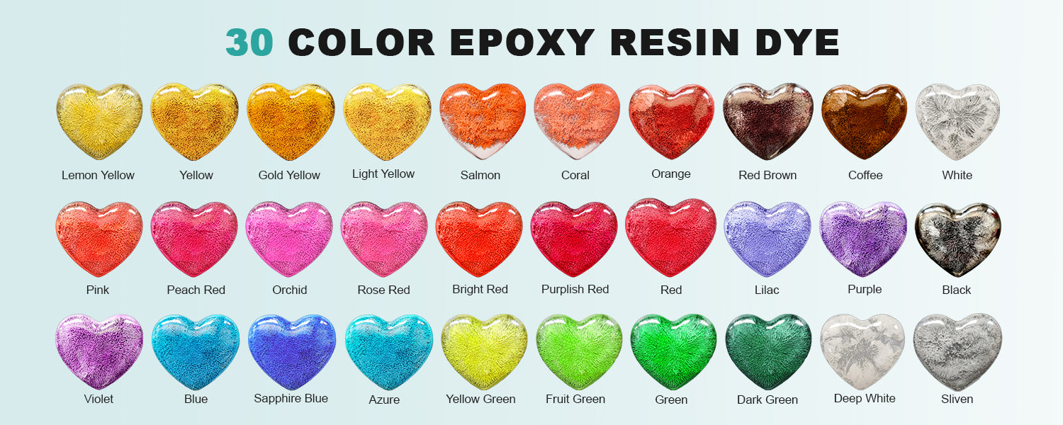 Resiners® 30 Colors Alcohol Ink for Epoxy Resin