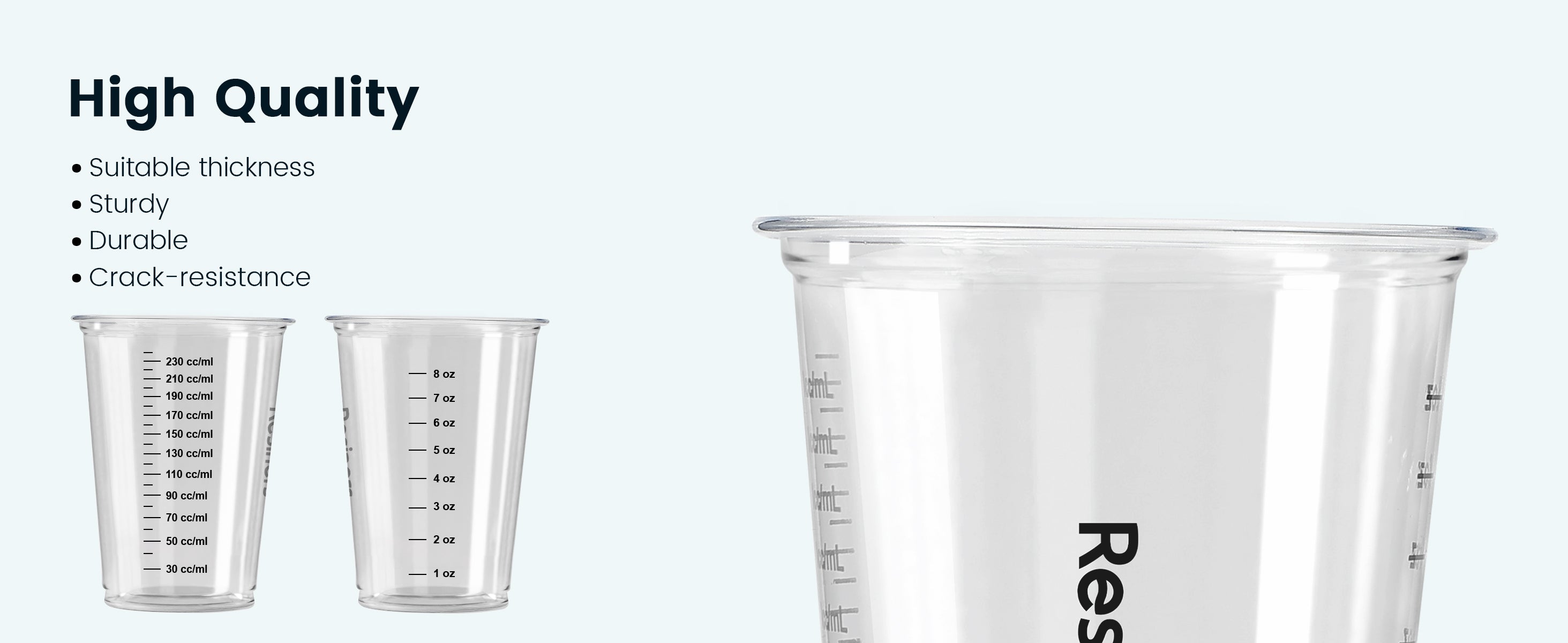 Measuring Cup / Beaker - 3 oz Plastic