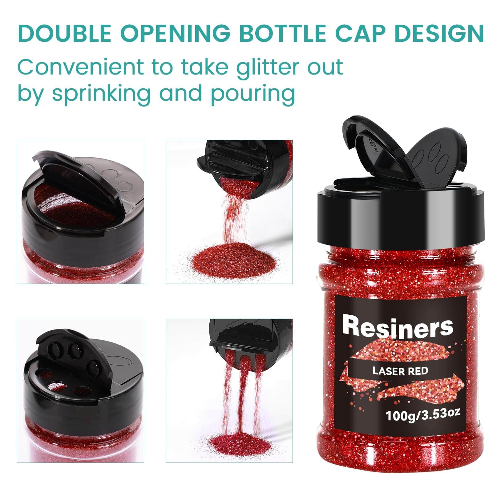 Resiners® Holographic Ultra Fine Glitter Powder