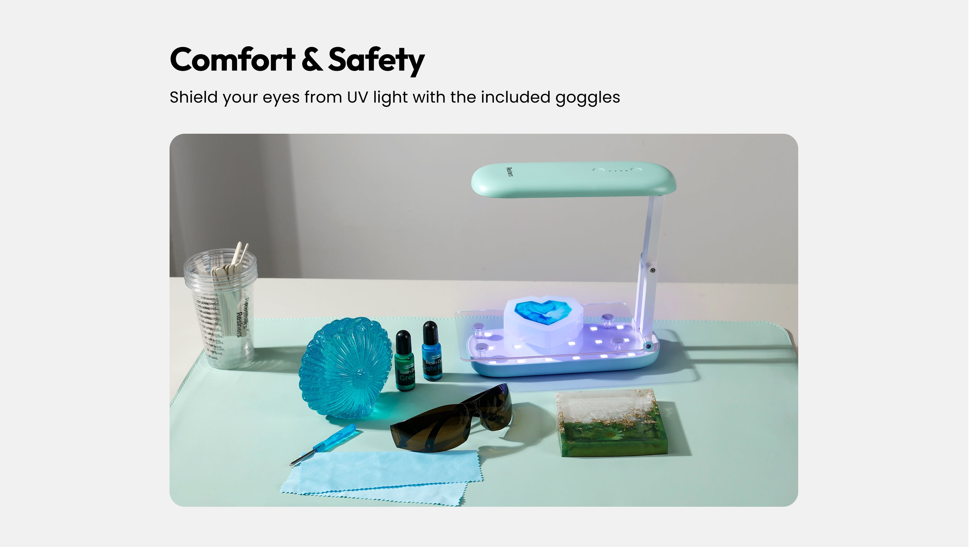 Resiners Double-Sided Foldable UV Light