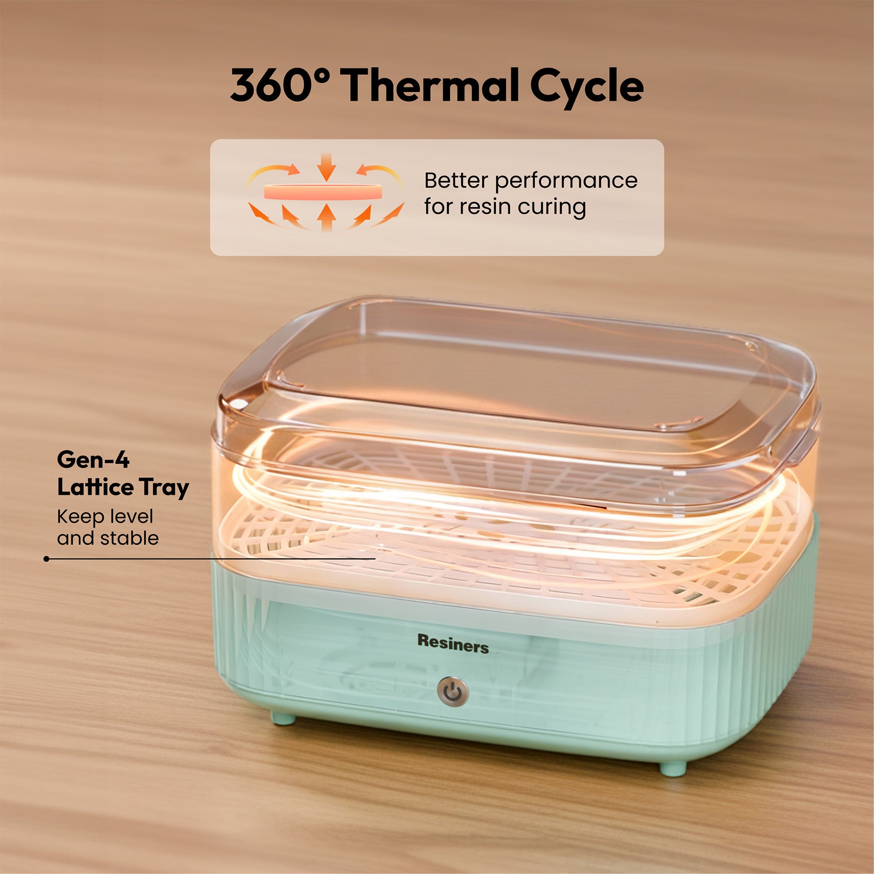 Resiners® Patented Cure Air Resin Curing Machine