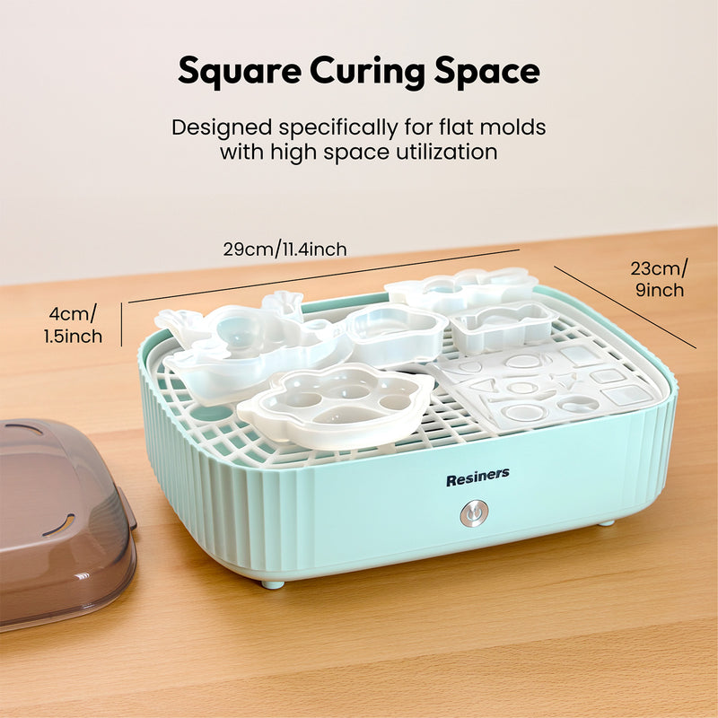 Resiners Resin Curing Machine: Auto-curing station with a large tray, 2 ...