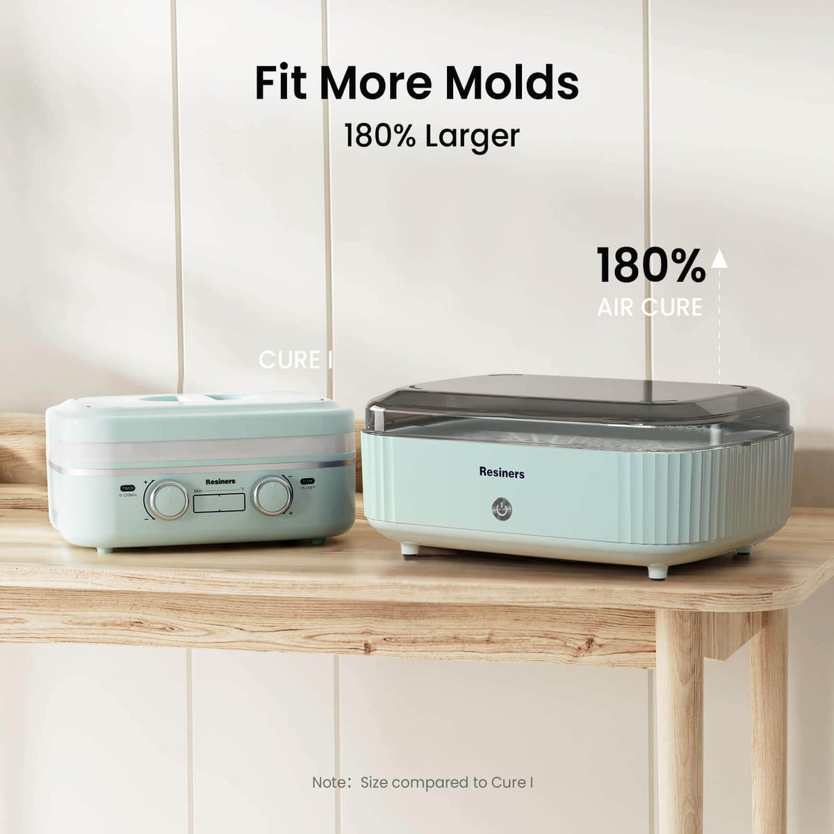 Resiners Resin Curing Machine: Auto-curing station with a large tray, 2 ...