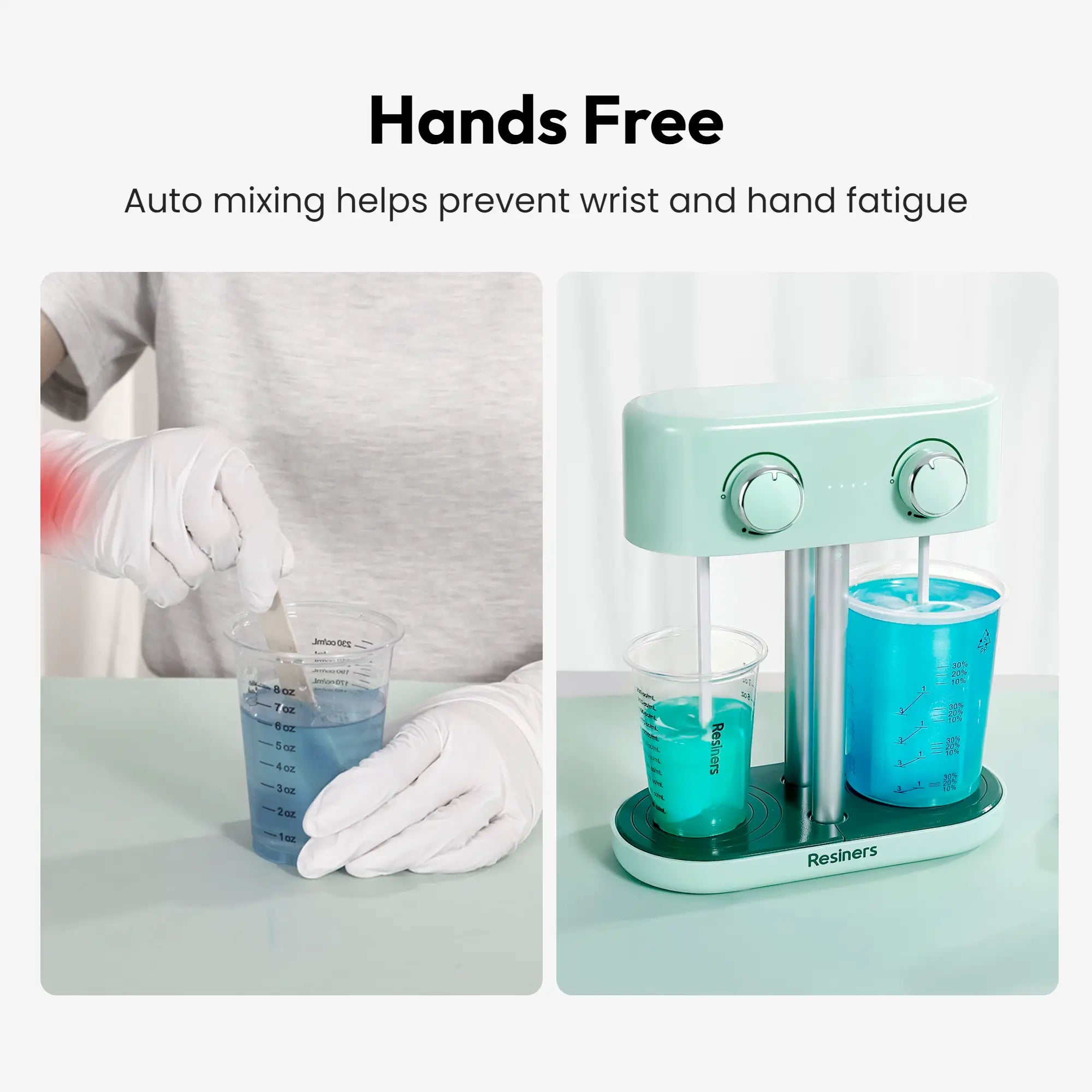 Resiners® Dual-Head Resin Mixer