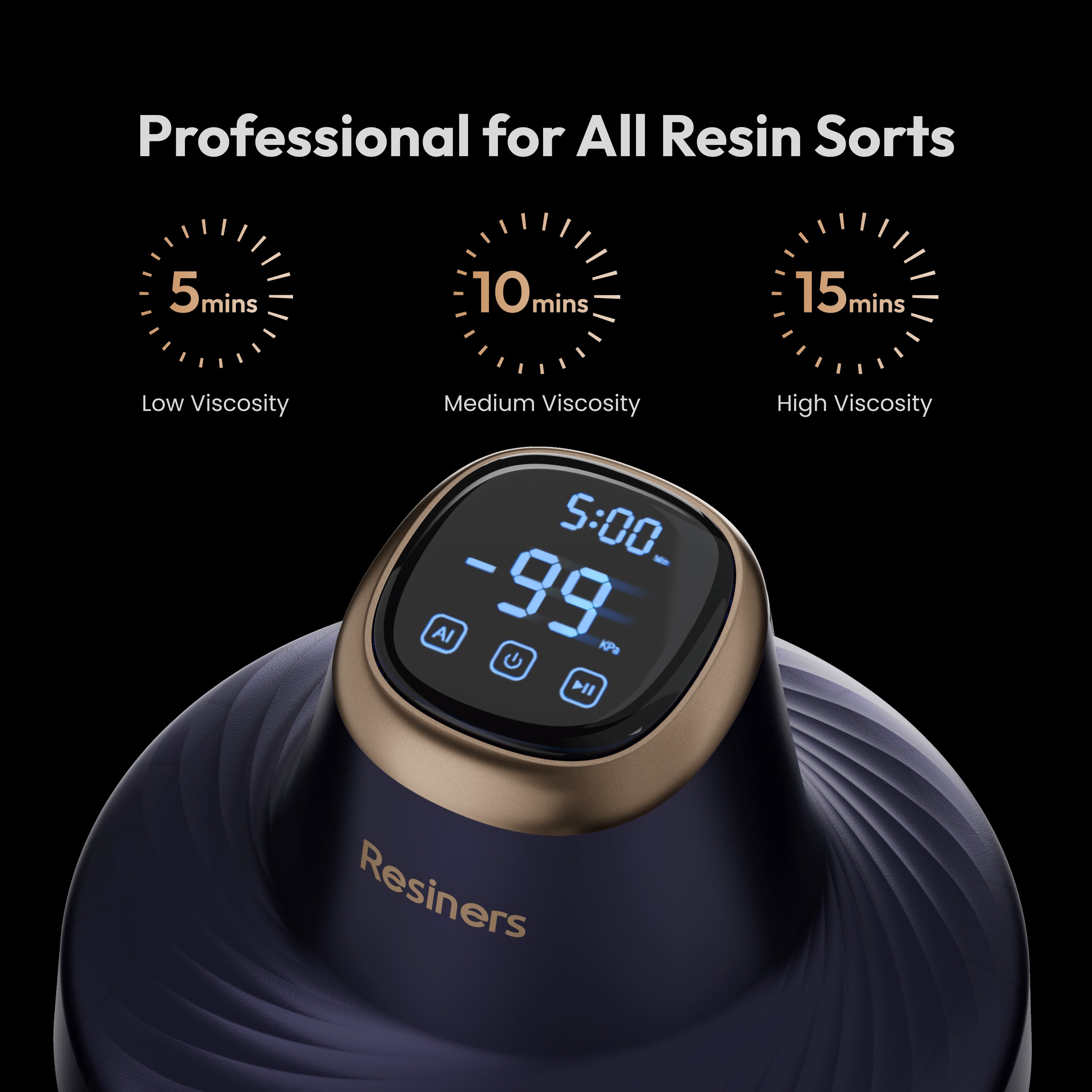 Resiners® AirLess Pro3 Resin Bubble Remover Machine