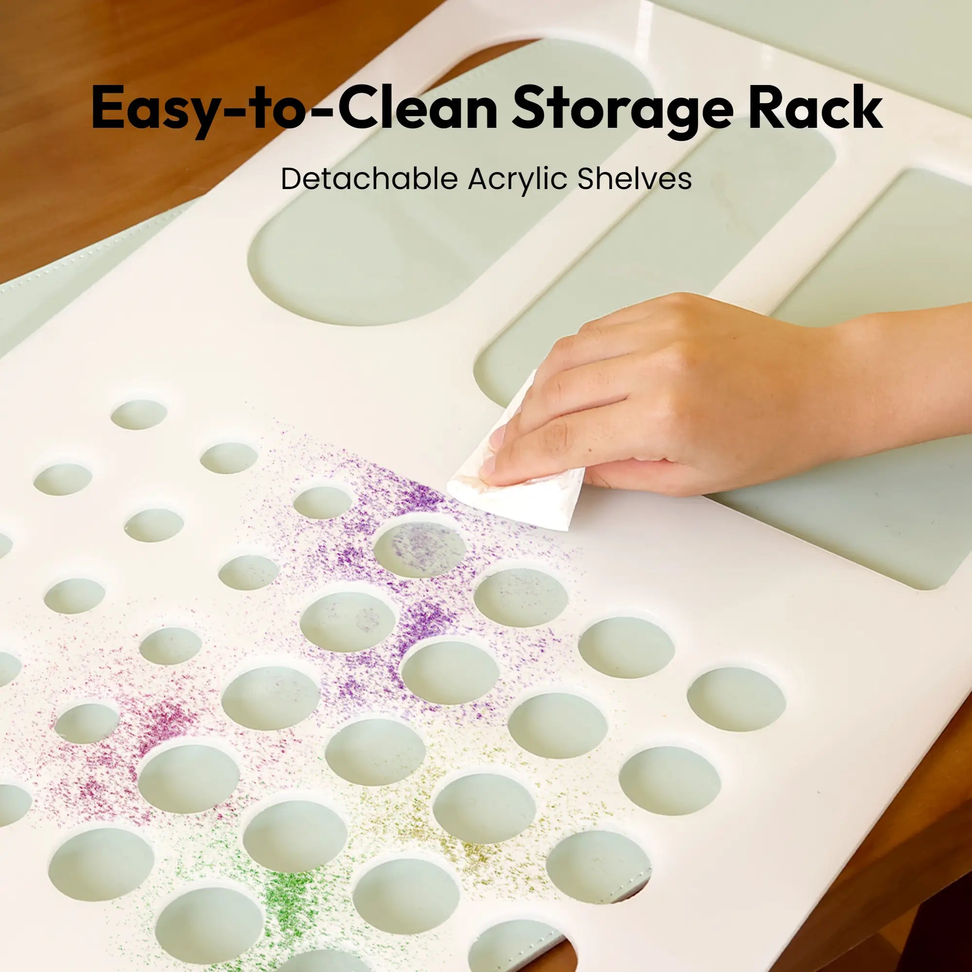 Resiners Resin Craft Organizer Cart with Wheels