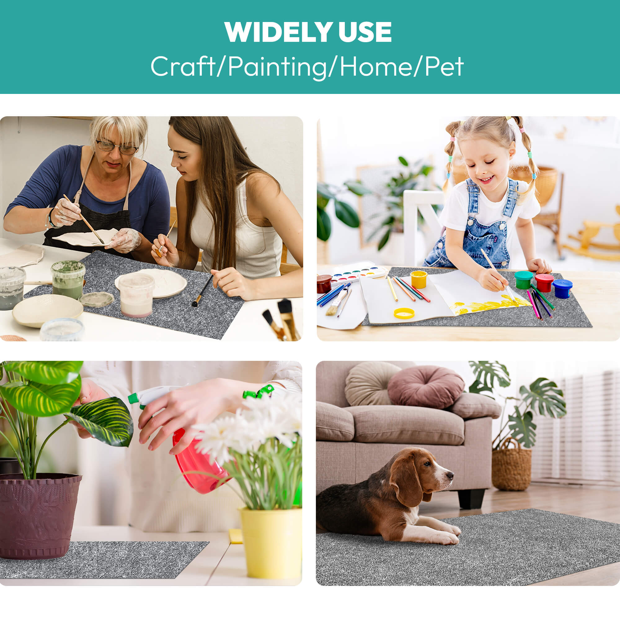 Resiners® Self Adhesive Felt Mat