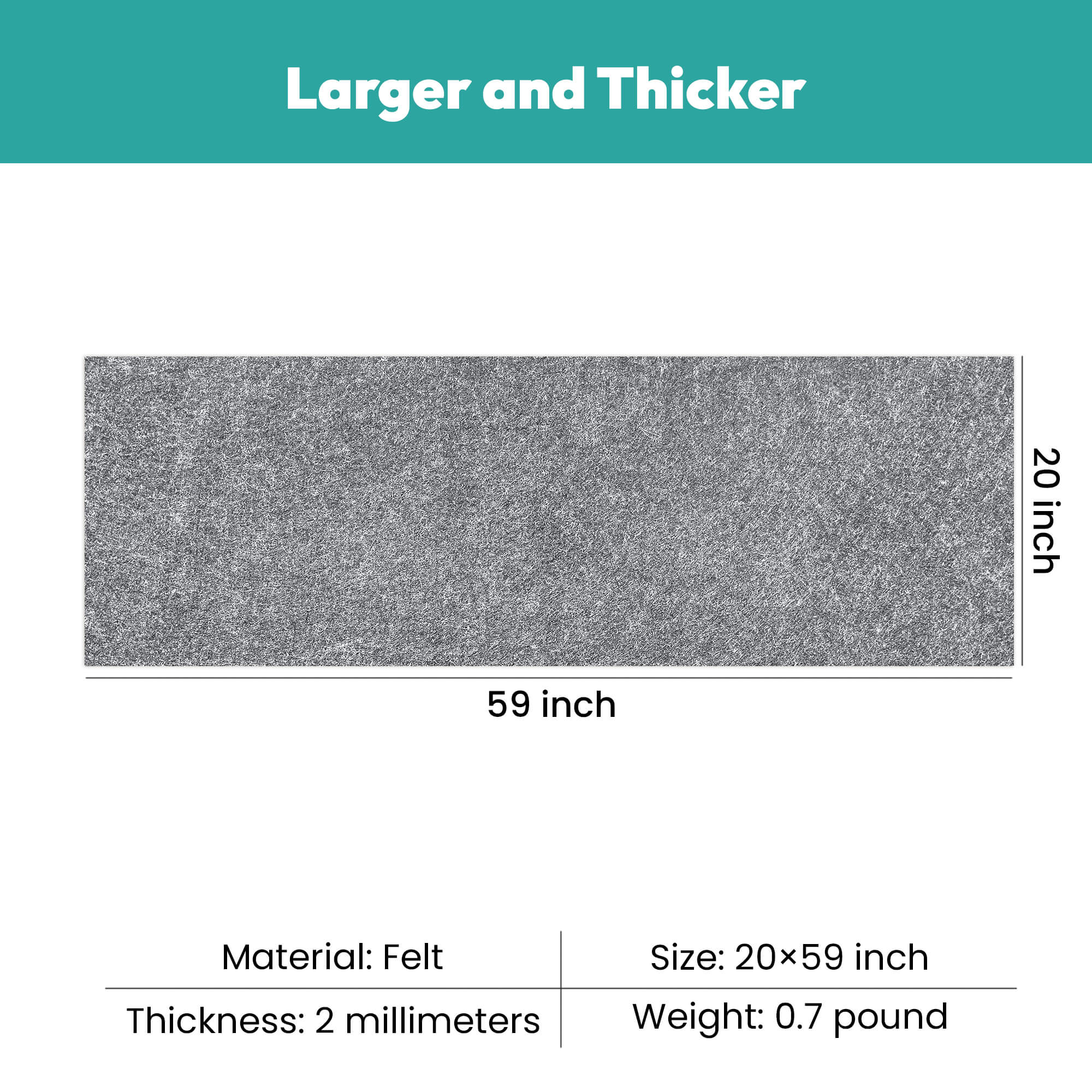 Resiners® Self Adhesive Felt Mat