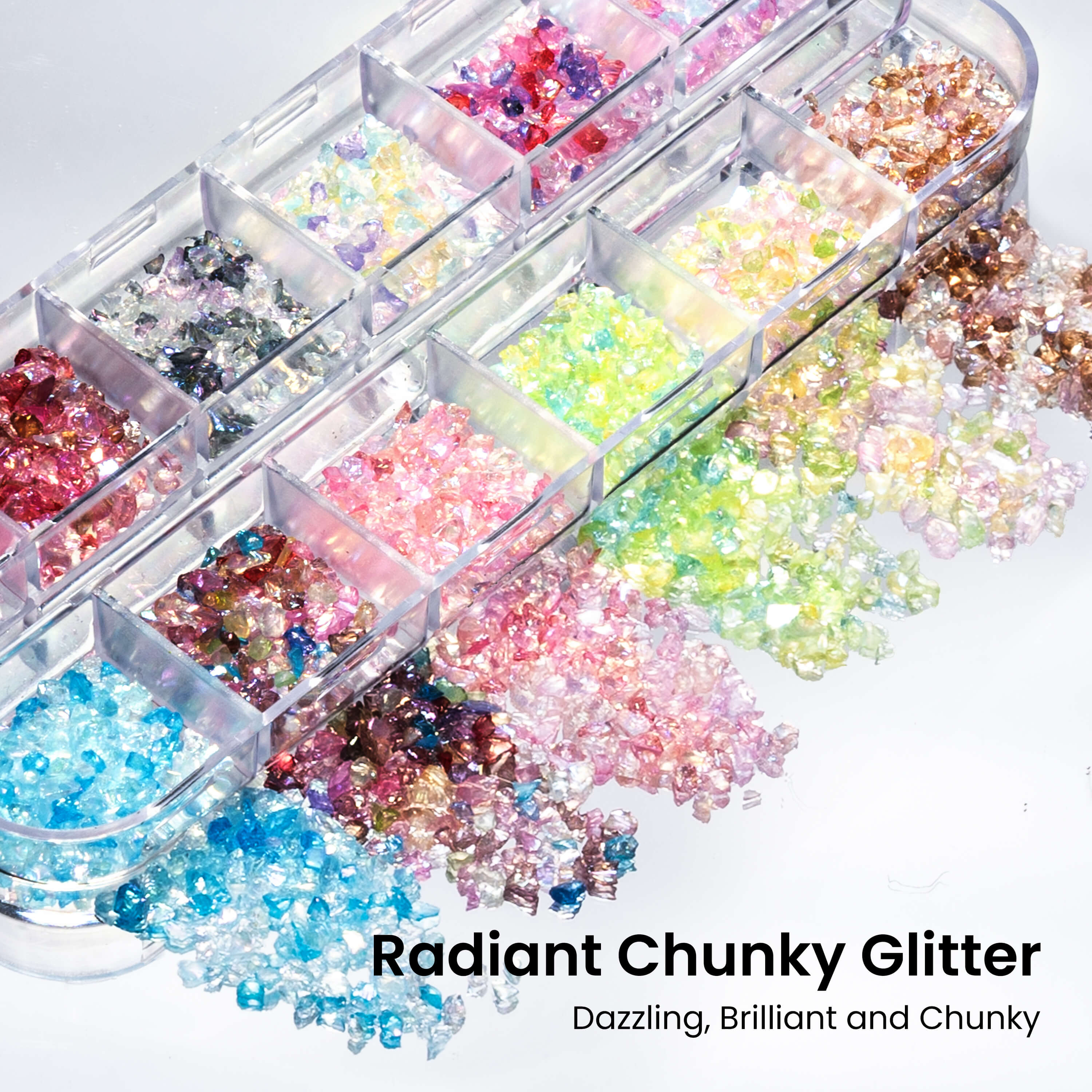 Resiners® 24 Colors Glass Shard Fillers