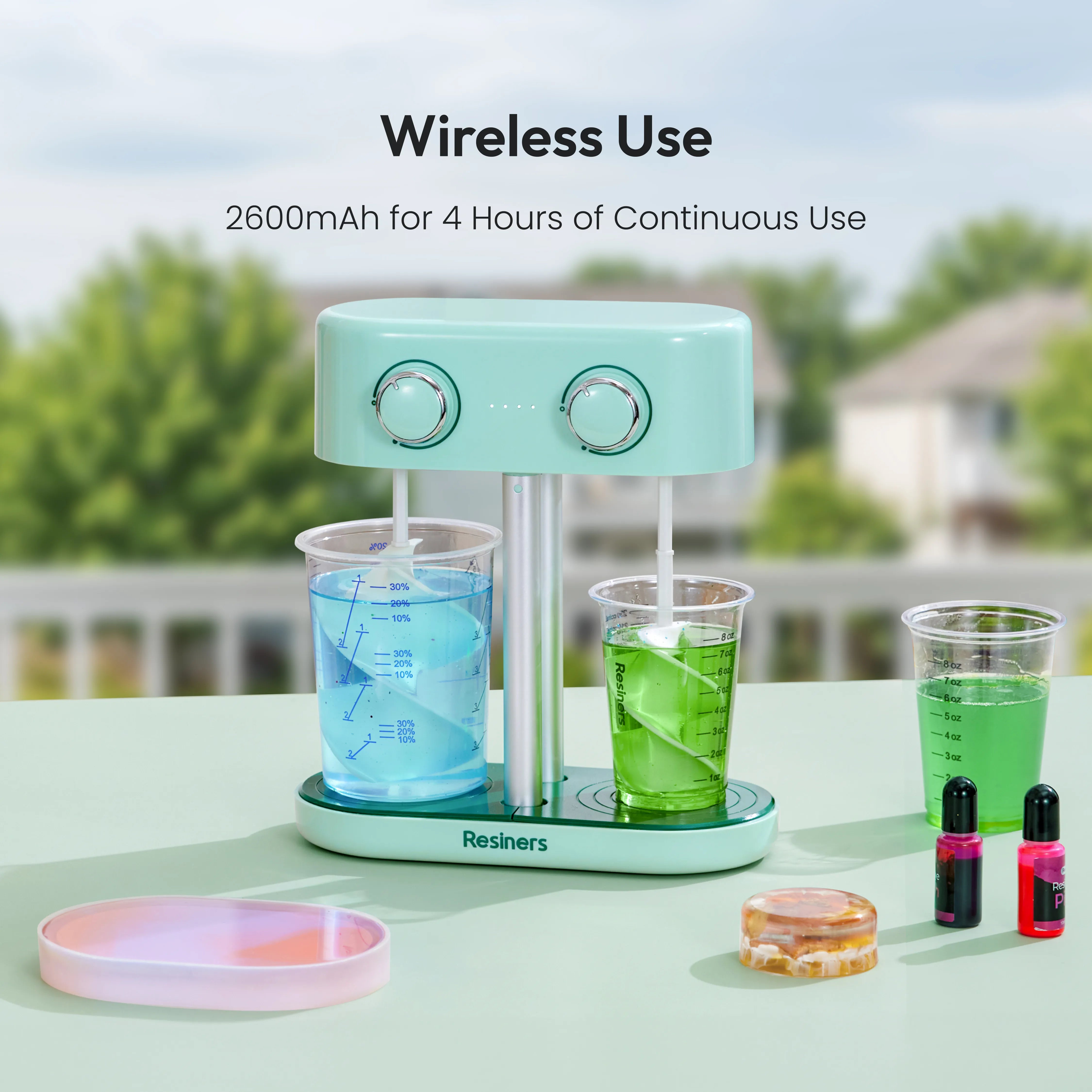 Resiners Dual-Head Resin Mixer