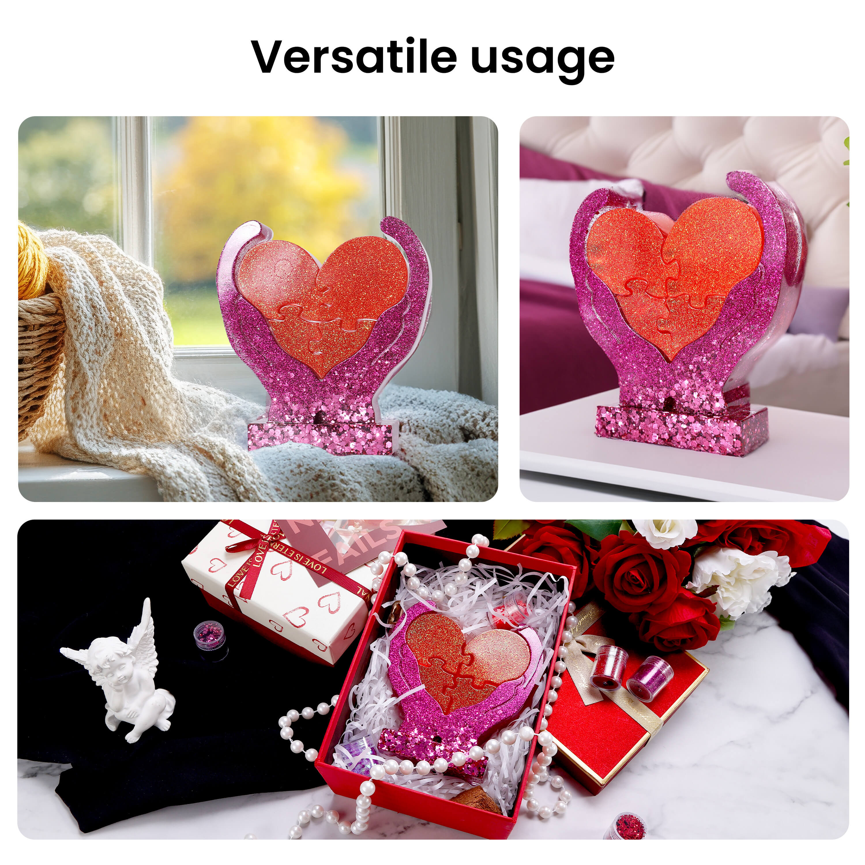 Resiners® Touch of Love Handheld Silicone Mold DIY Kit