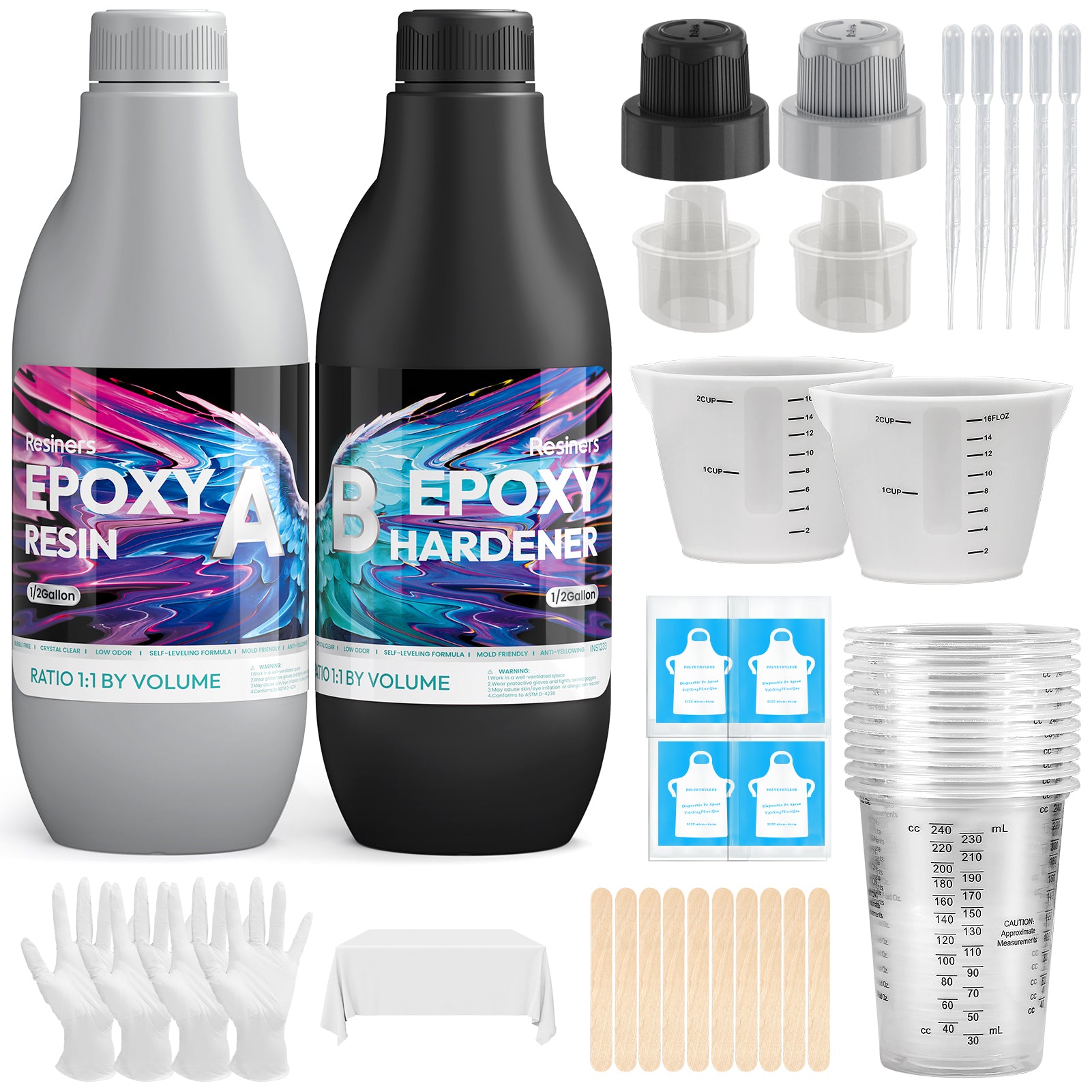 Resiners® 1 gallon Crystal Clear Epoxy Resin Kit