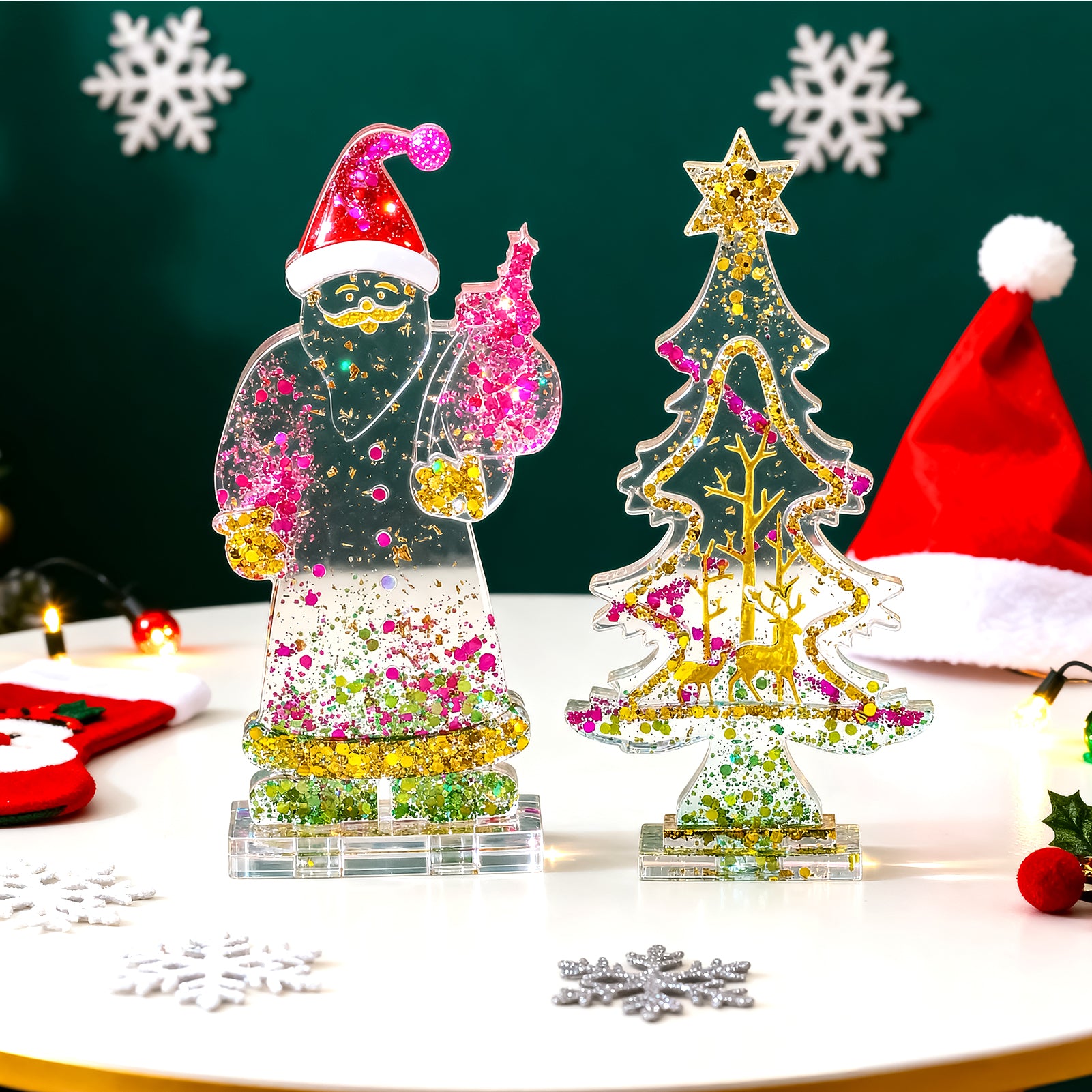 Resiners® 3D Christmas Resin Molds Set