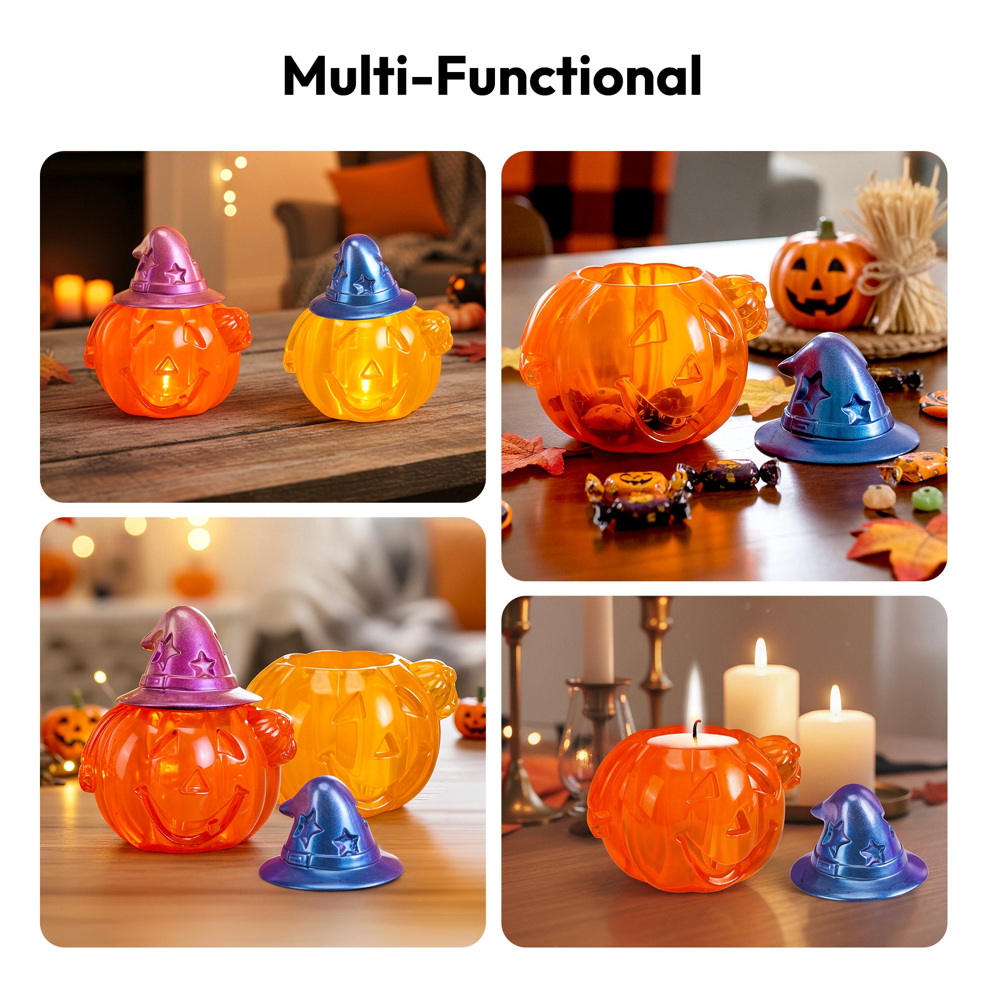 Resiners Pumpkin Jar Resin Molds