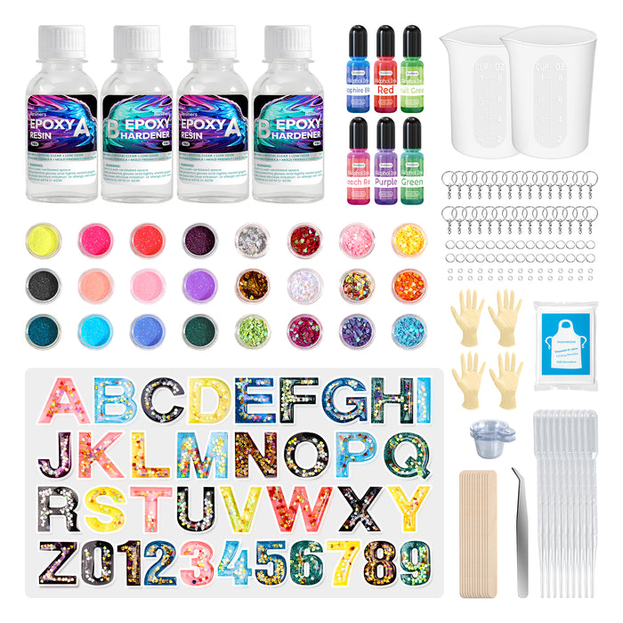 Resiners® Resin Starter Kit for Beginners Complete Kit with Molds
