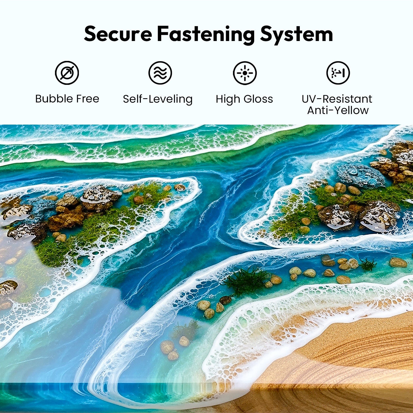 Resiners® 3 gallon Deep Pour Epoxy Resin for River Table