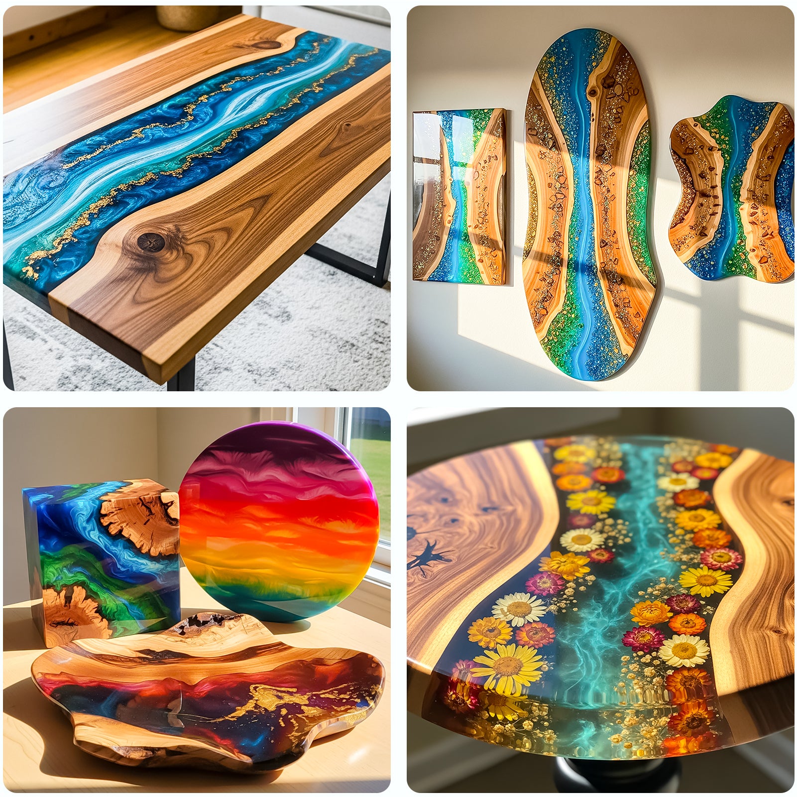 Resiners® 3 gallon Deep Pour Epoxy Resin for River Table