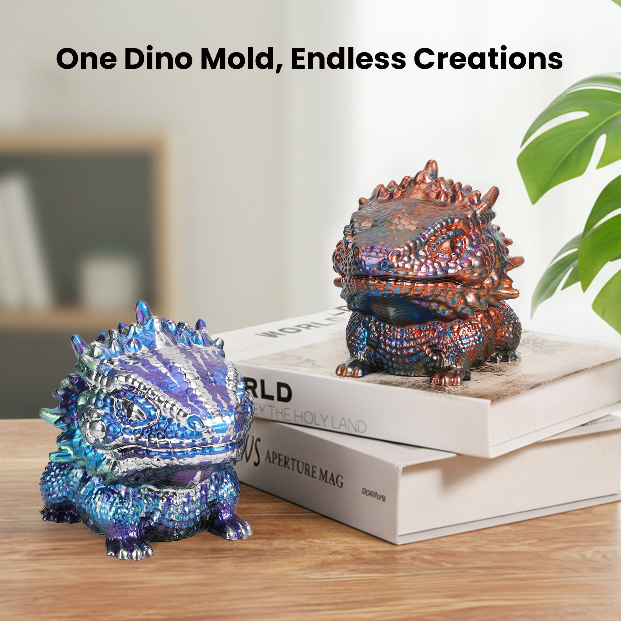 Resiners® 1 Pcs Dinosaur Silicone Mold