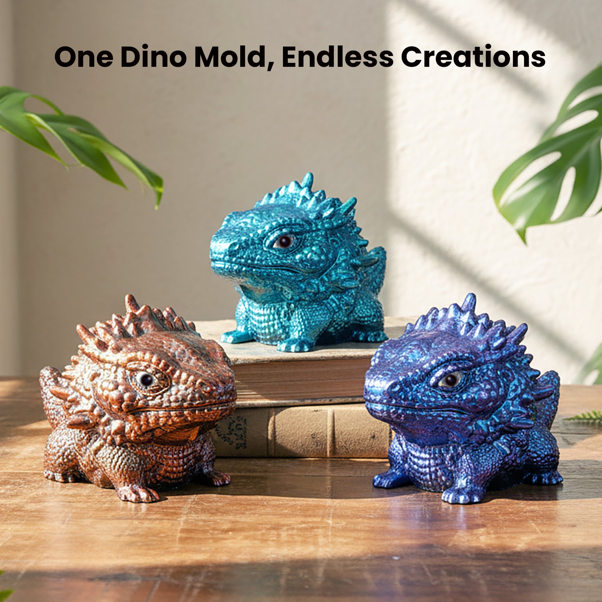Resiners® 1 Pcs Dinosaur Silicone Mold