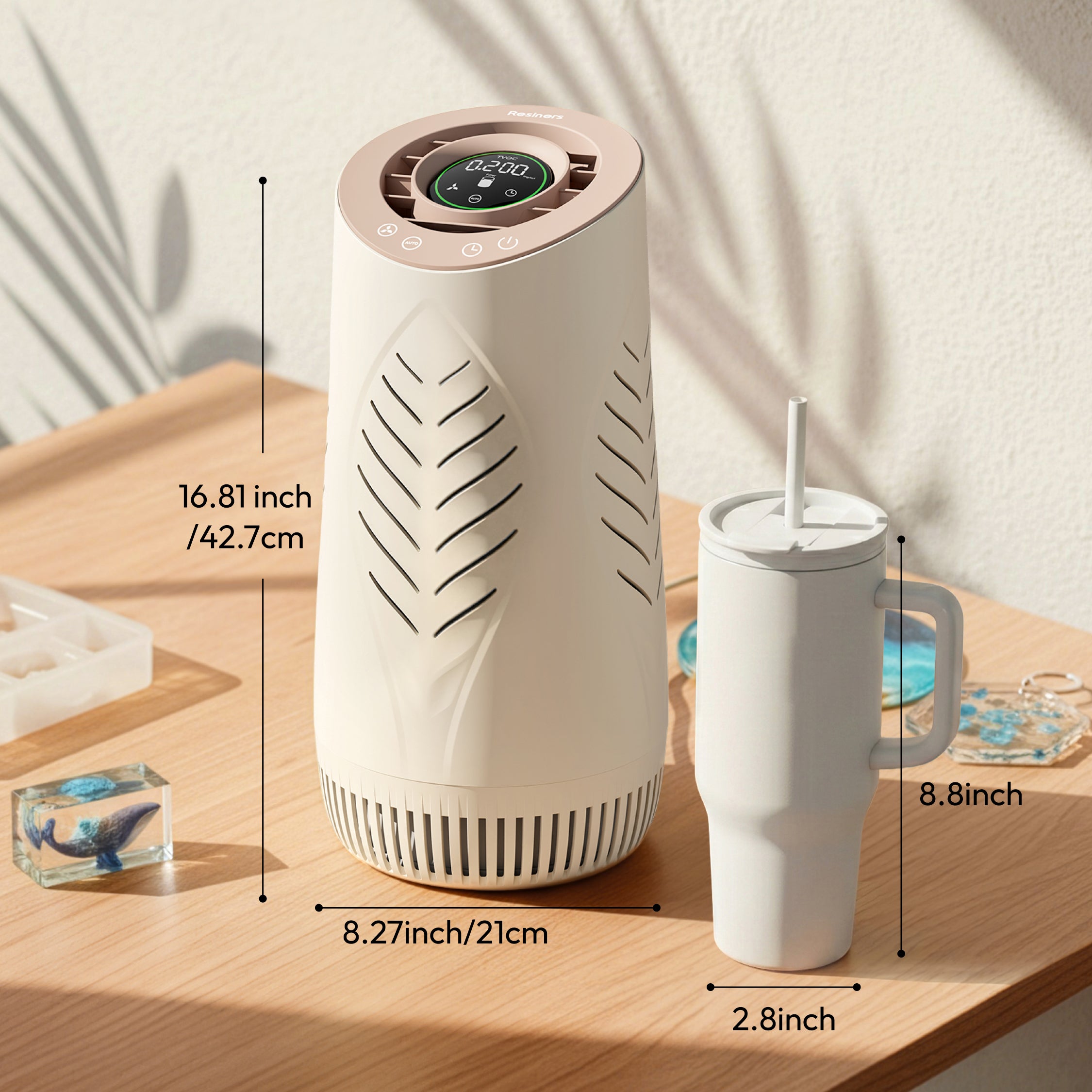 ブースター＆イコライザーAES101A Pure Breeze Resiners® Purair Lite Resin Air Purifier