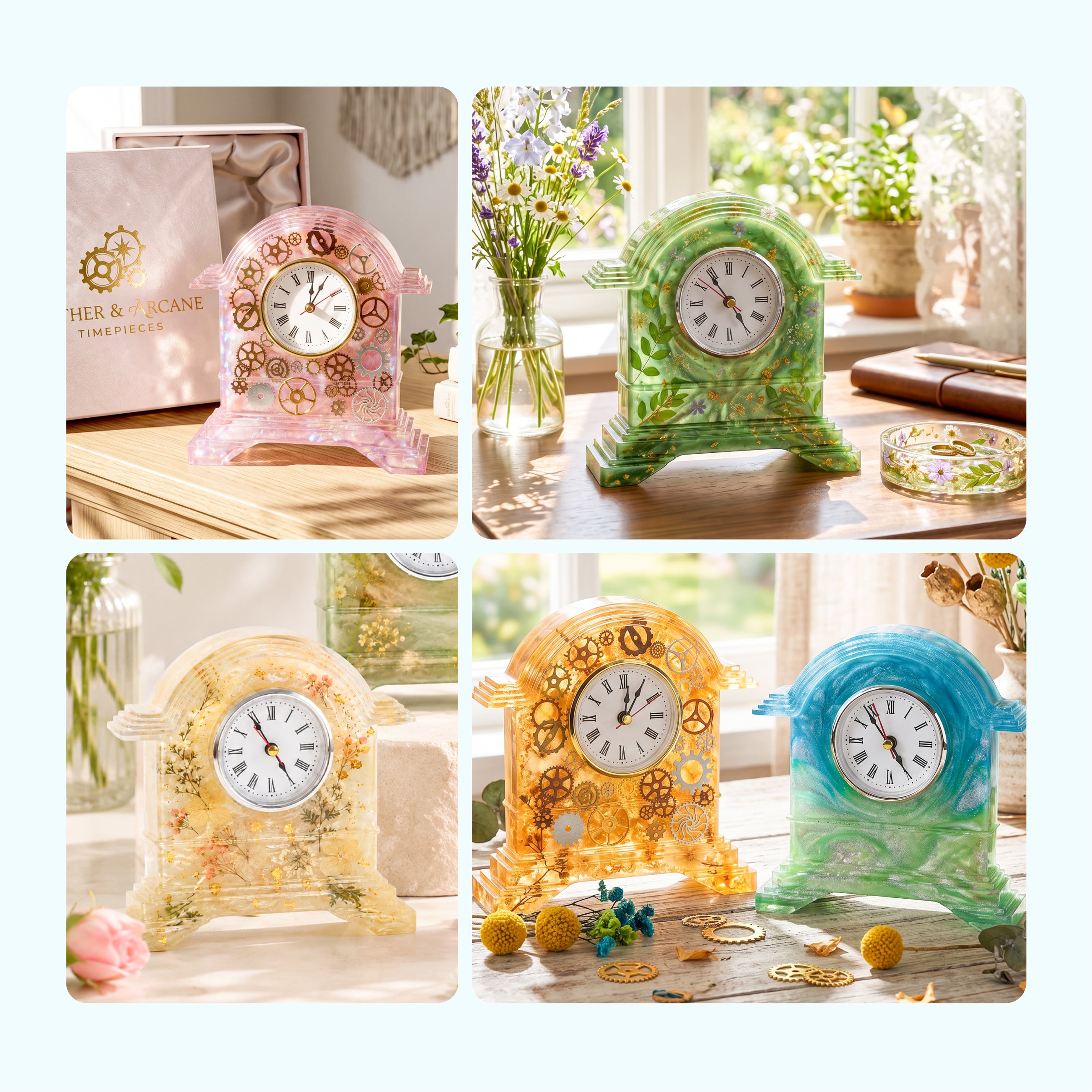 Resiners® DIY Resin Clock Making Kit