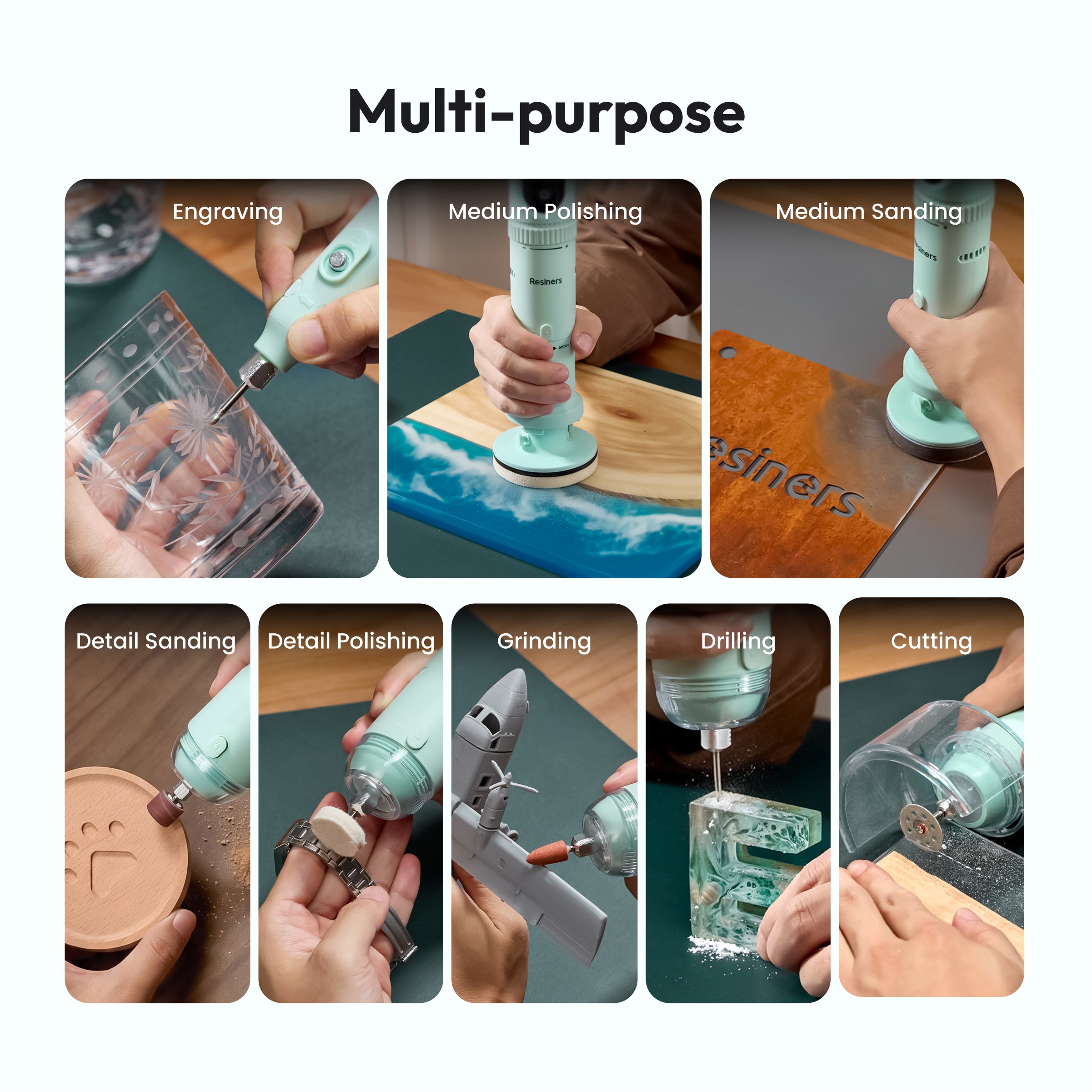 Resiners® AirFine Cordless Sander & Polisher
