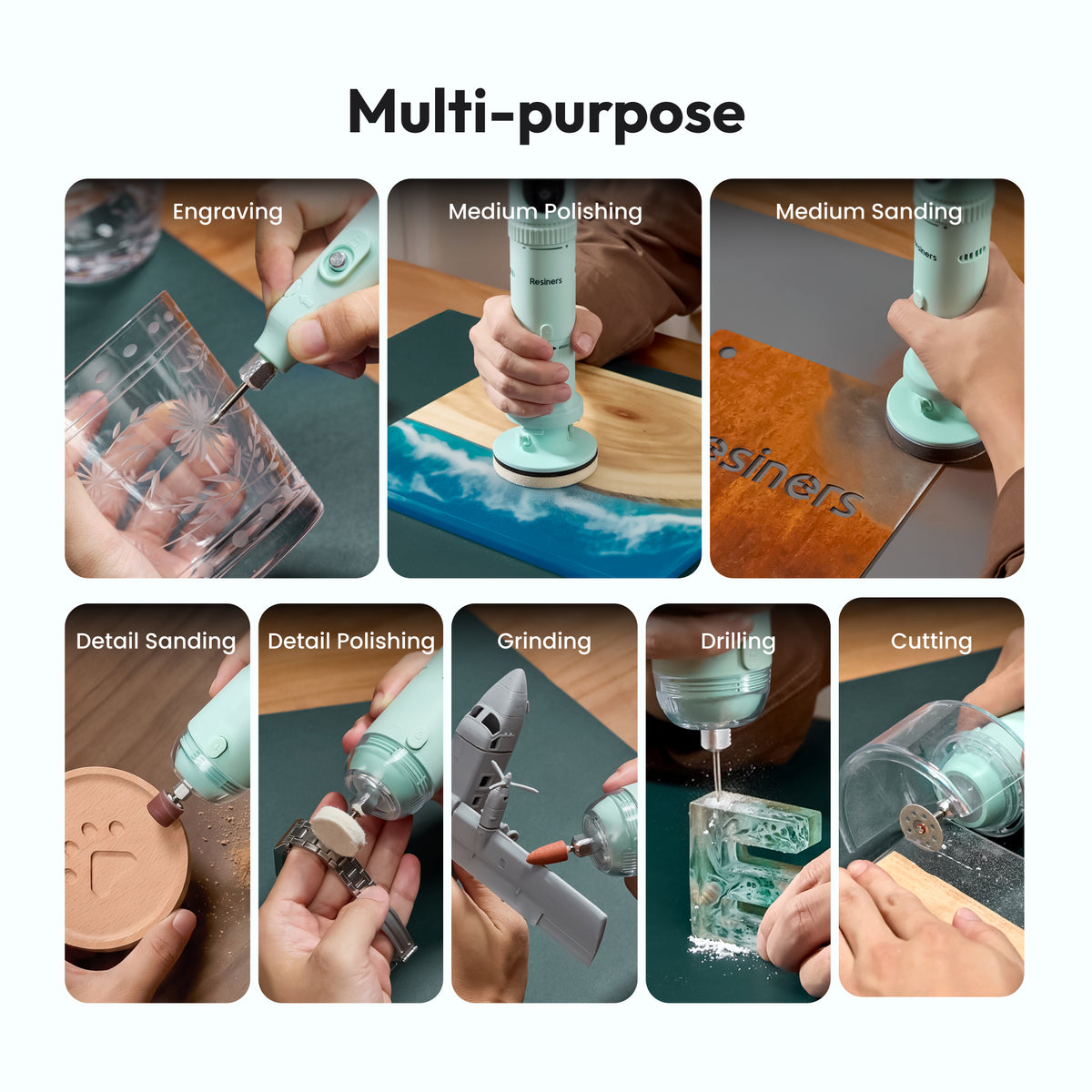 Resiners® AirFine Pro Cordless Sander & Polisher