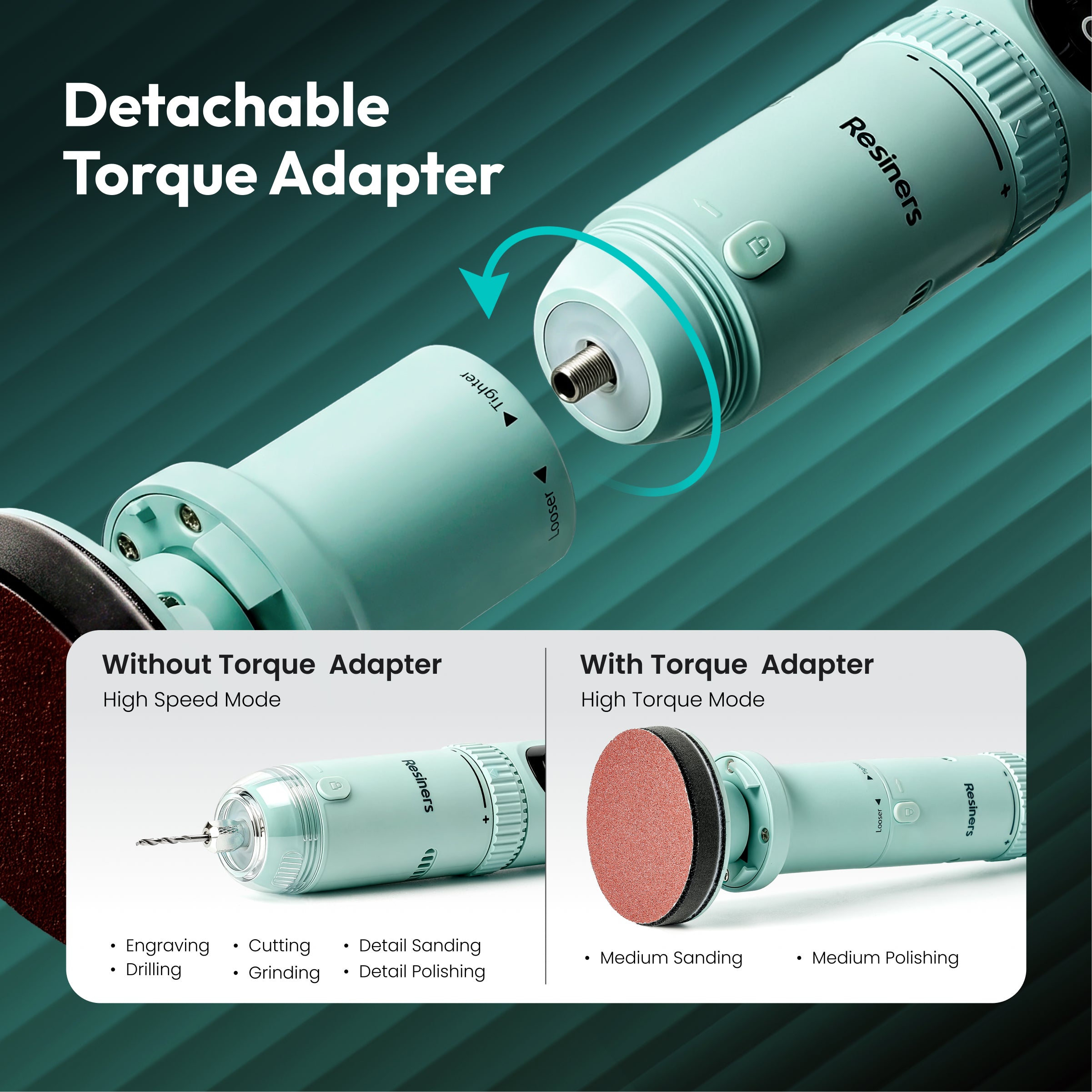 Resiners® AirFine Cordless Sander & Polisher