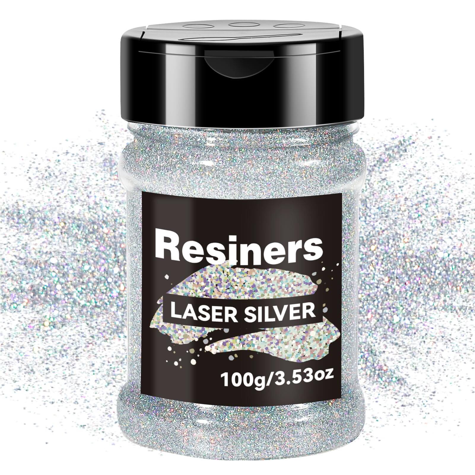 Ultra Fine Glitter Powder (Silver Ash Grey) 15g