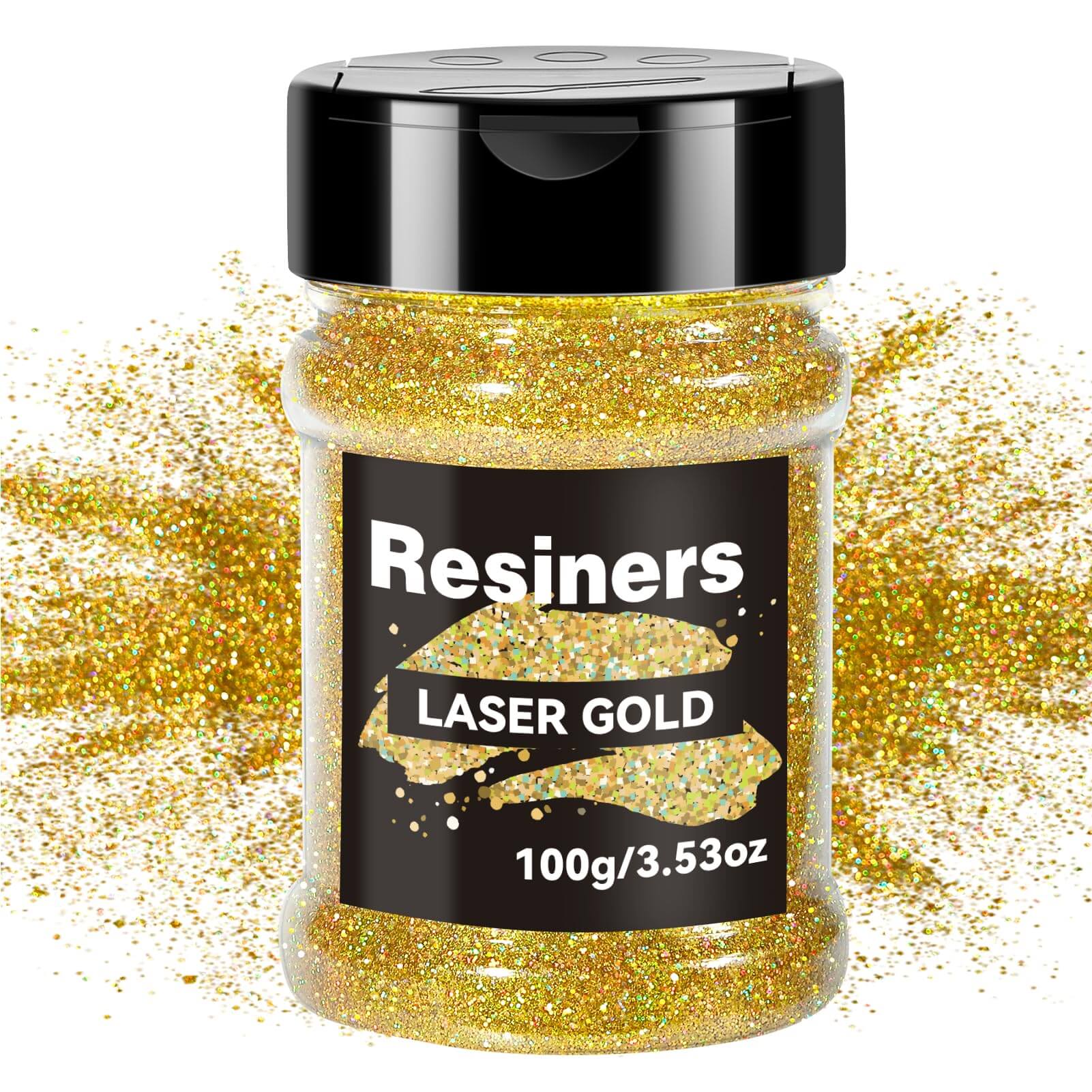LET'S RESIN Holographic Extra Fine Glitter, 150G Resin Glitter 1
